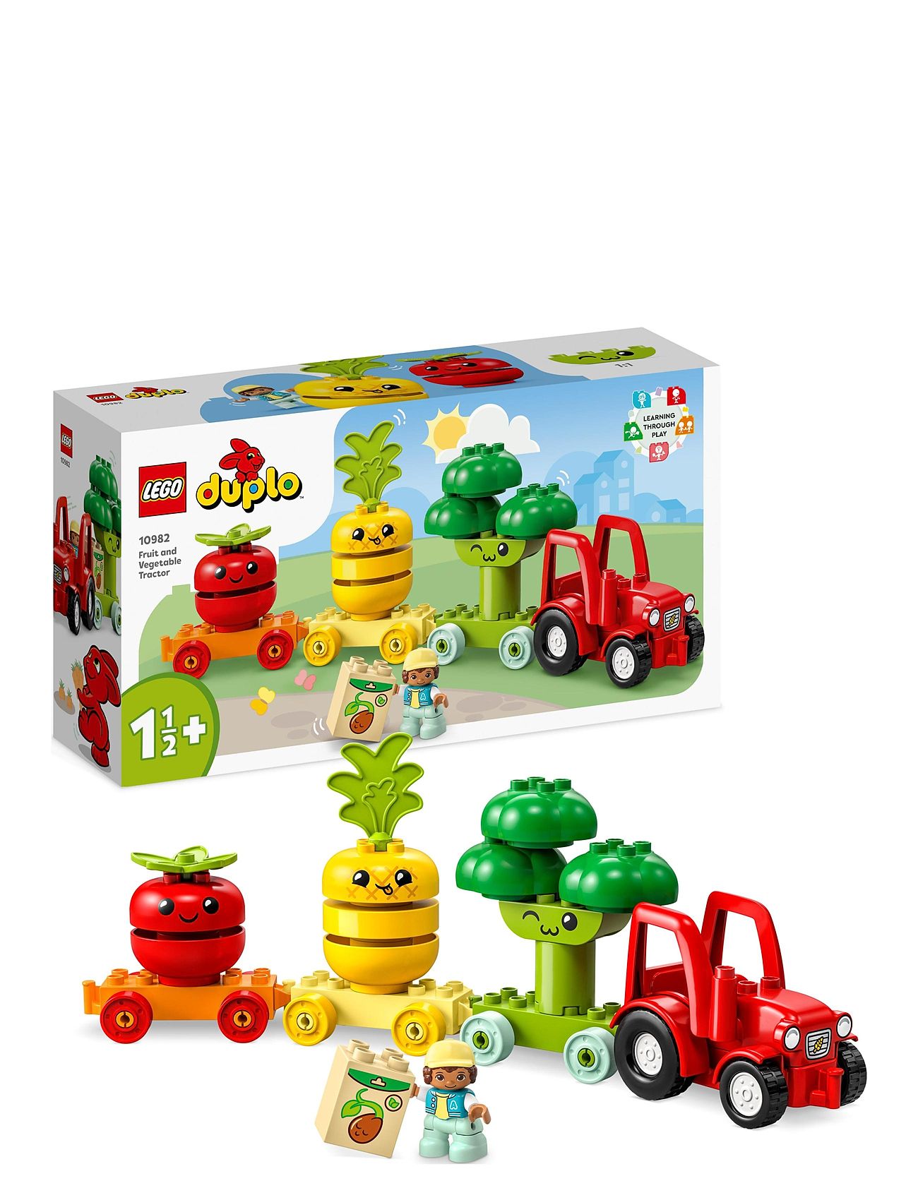 My First Fruit And Vegetable Tractor Toy Toys Lego Toys Lego duplo Multi/patterned LEGO
