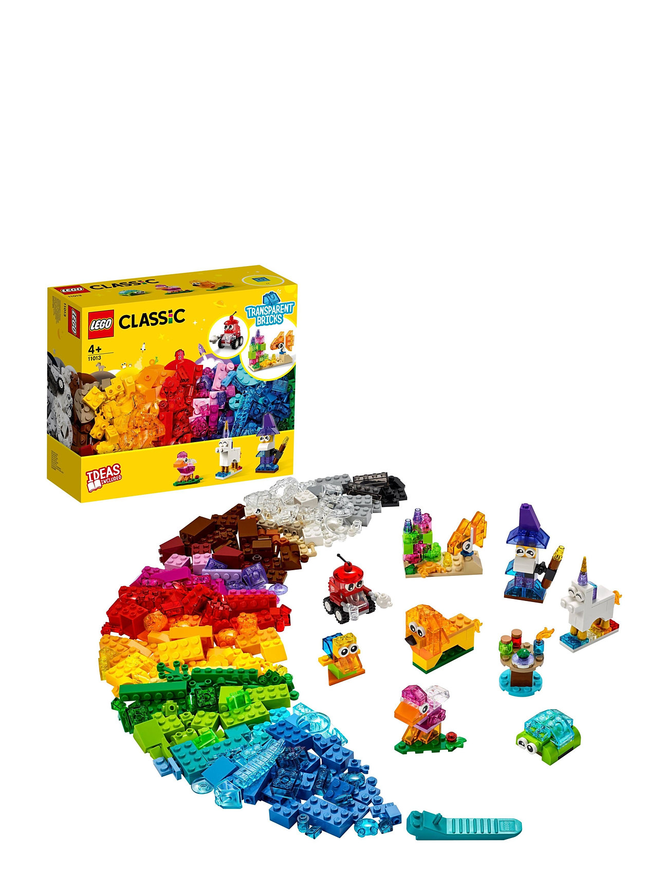 Creative Transparent Bricks Medium Set Toys Lego Toys Lego classic Multi/patterned LEGO