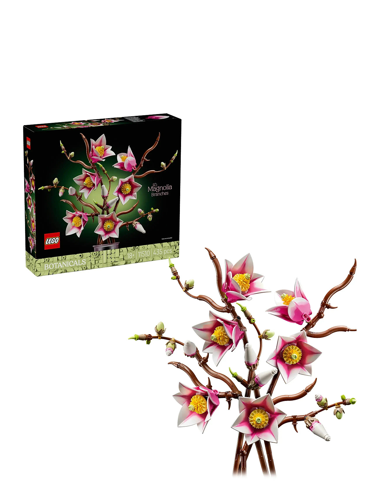 LEGO Magnolia-Grene 11510, One Size, Pink, Decoration > Dried & Fake Flowers, Unisex