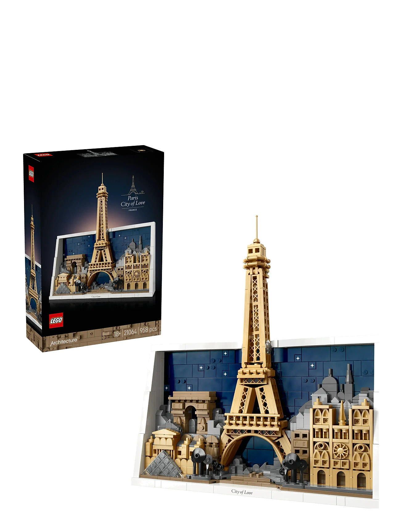 LEGO Architecture 21064, One Size, Beige, Lego Legetøj > Lego Architecture, Børn