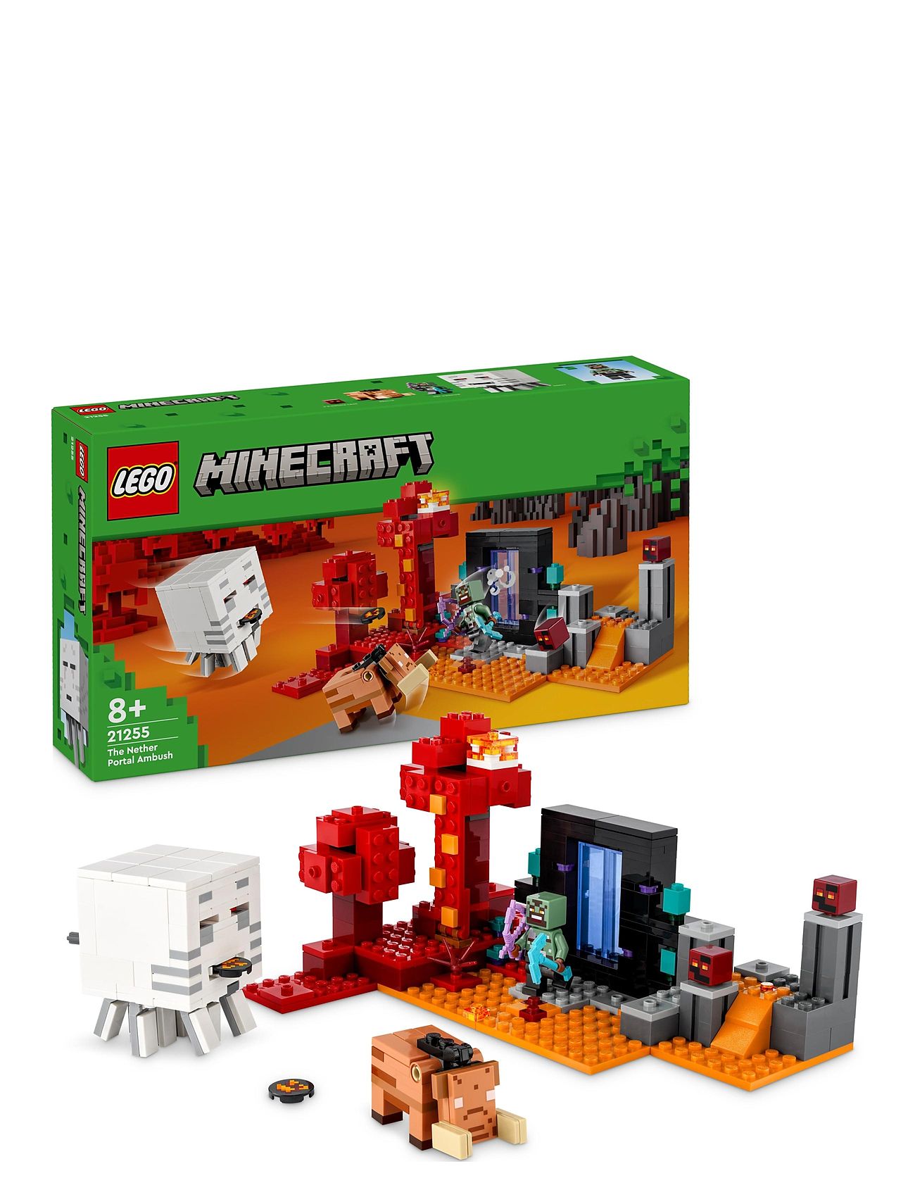 Baghold Ved Nether-Portalen 21255 Toys Lego Toys Lego Minecraft Multi/patterned LEGO