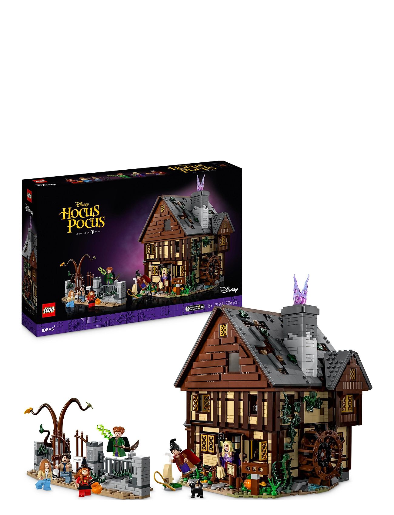 Disney Hocus Pocus: The Sanderson Sisters' Cottage Toys Lego Toys Lego harry Potter Multi/patterned LEGO
