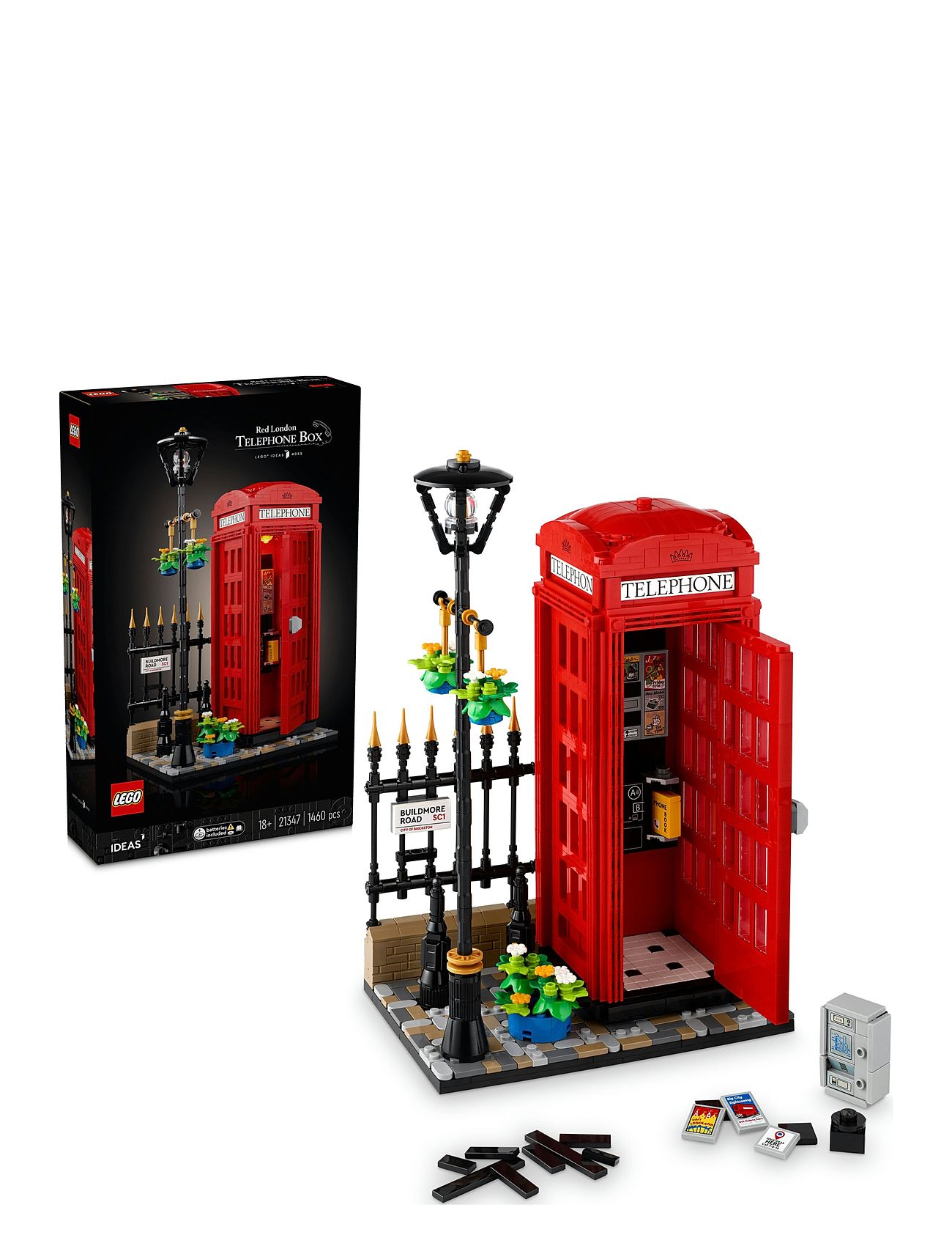 Rød London-Telefonboks Toys Lego Toys Lego harry Potter Multi/patterned LEGO