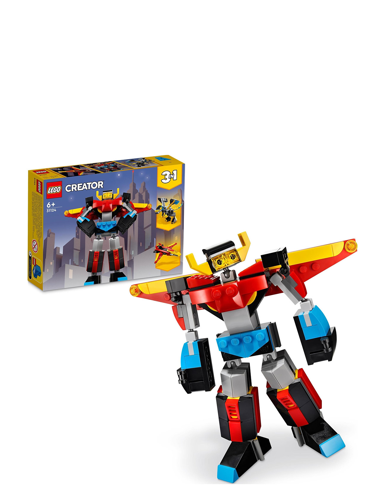 3In1 Super Robot, Dragon, Jet Plane Toy Toys Lego Toys Lego creator Multi/patterned LEGO