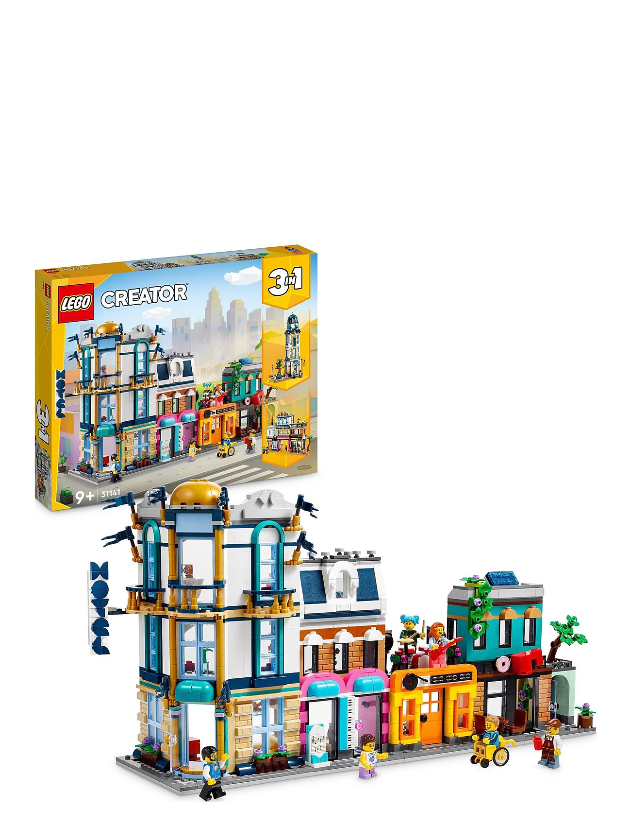 3In1 Main Street Model Building Set Toys Lego Toys Lego creator Multi/patterned LEGO