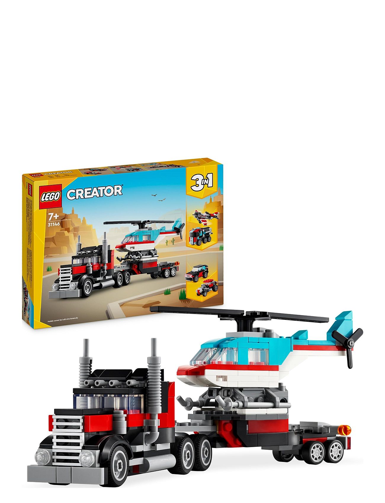 Blokvogn Med Helikopter Toys Lego Toys Lego creator Multi/patterned LEGO