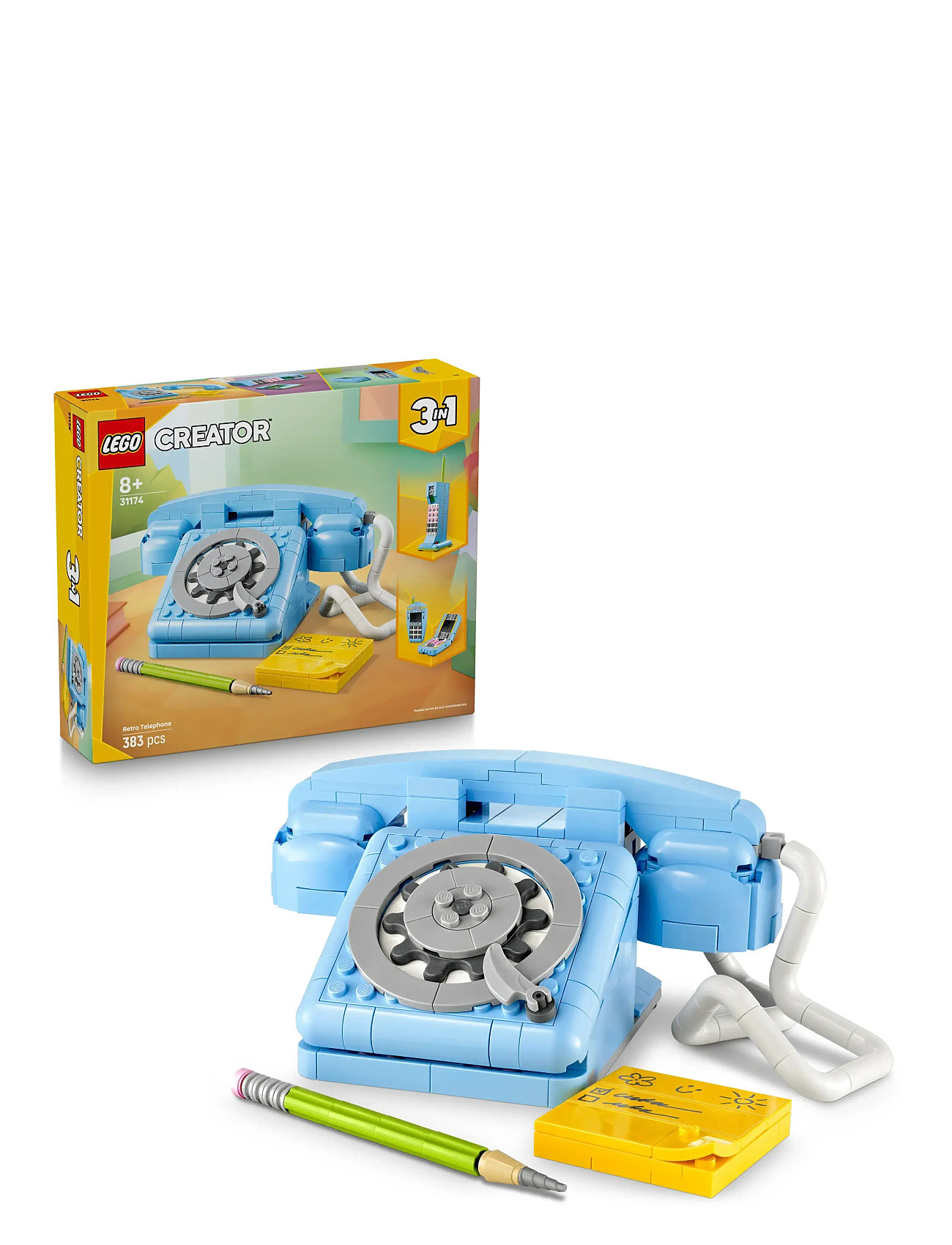 LEGO Retro-Telefon 31174, One Size, Multi/patterned, Lego Legetøj > Lego creator, Børn