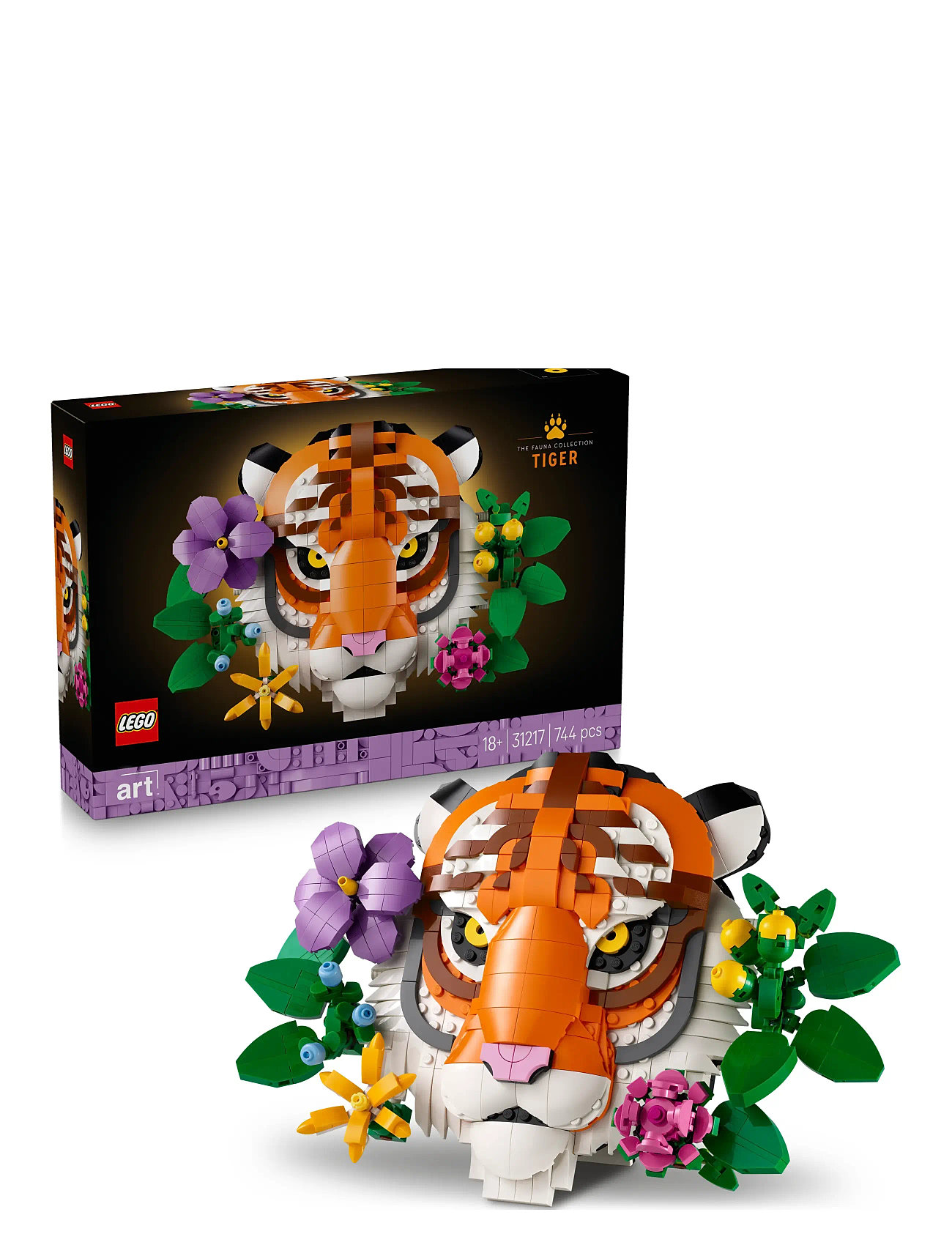 Faunasamlingen – Tiger 31217 Toys Lego Toys Lego art Multi/patterned LEGO