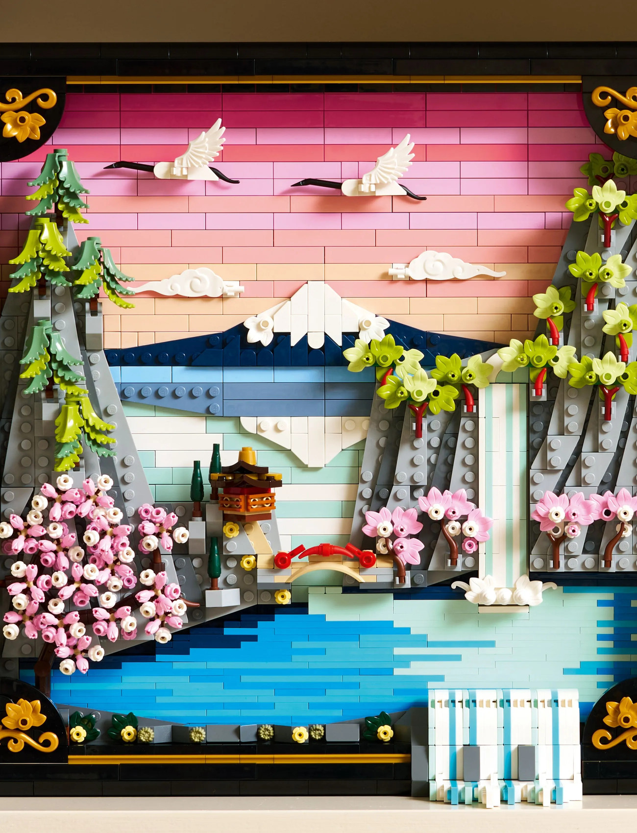 LEGO Japansk Landskab Med Kirsebærblomster 31218, One Size, Multi/patterned, Lego Legetøj > Lego art, Børn