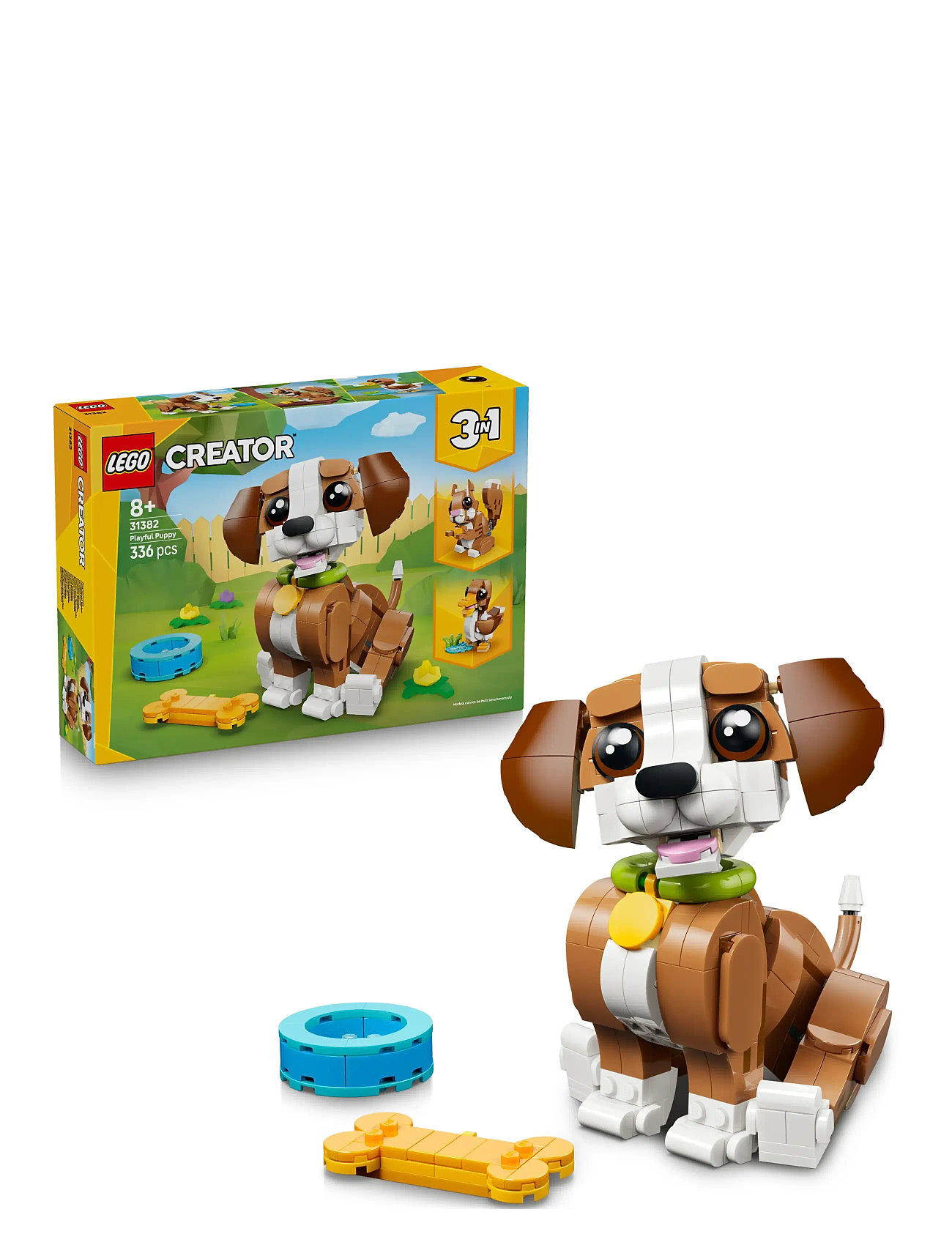 LEGO Søde Dyr: Legesyg Hundehvalp 31382, One Size, Brown, Lego Legetøj > Lego creator, Børn