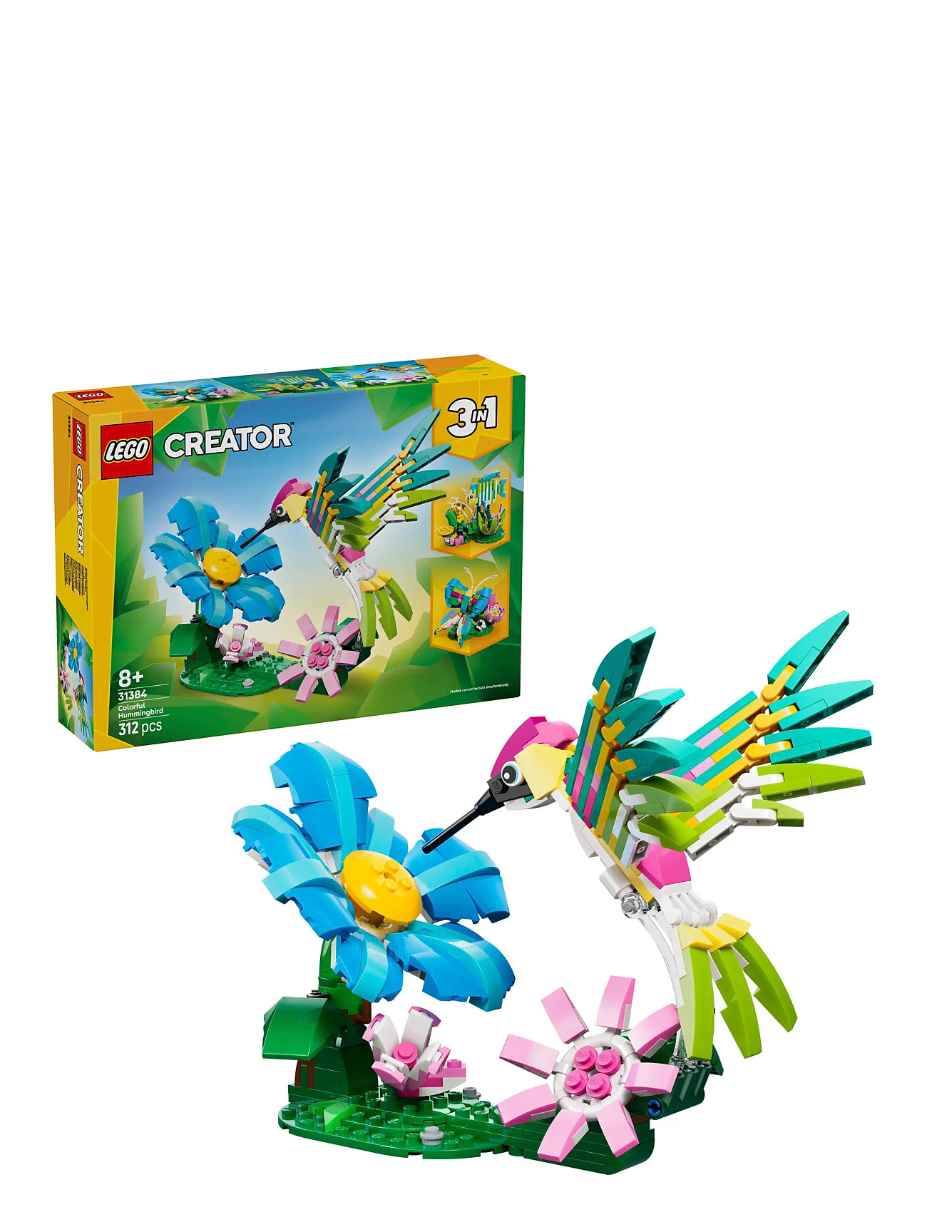 LEGO Vilde Dyr: Farverig Kolibri 31384, One Size, Blue, Lego Legetøj > Lego creator, Børn