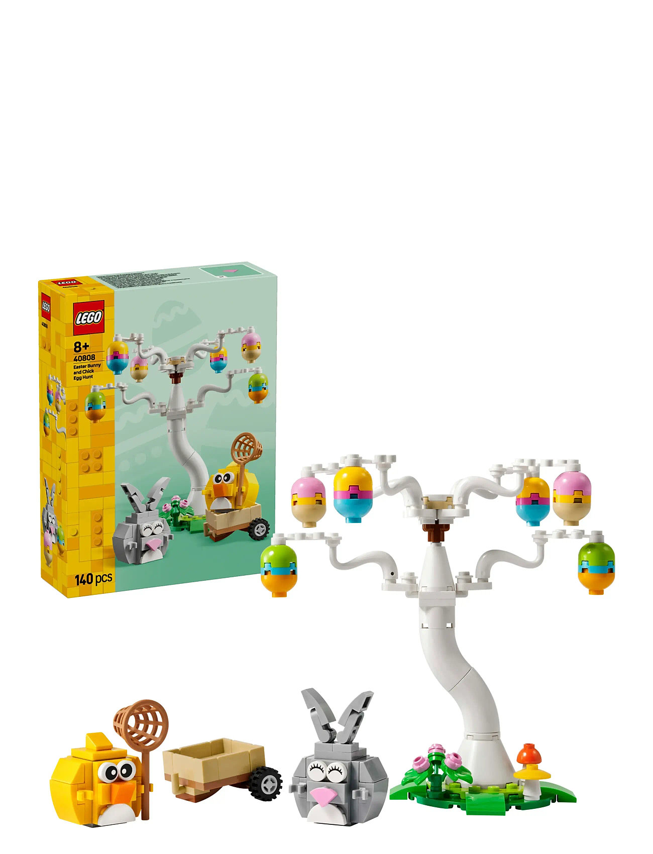 LEGO Påskehare Og Kylling På Æggejagt 40808, One Size, Yellow, Byggesæt Og -Klodser > Byggesæt, Børn