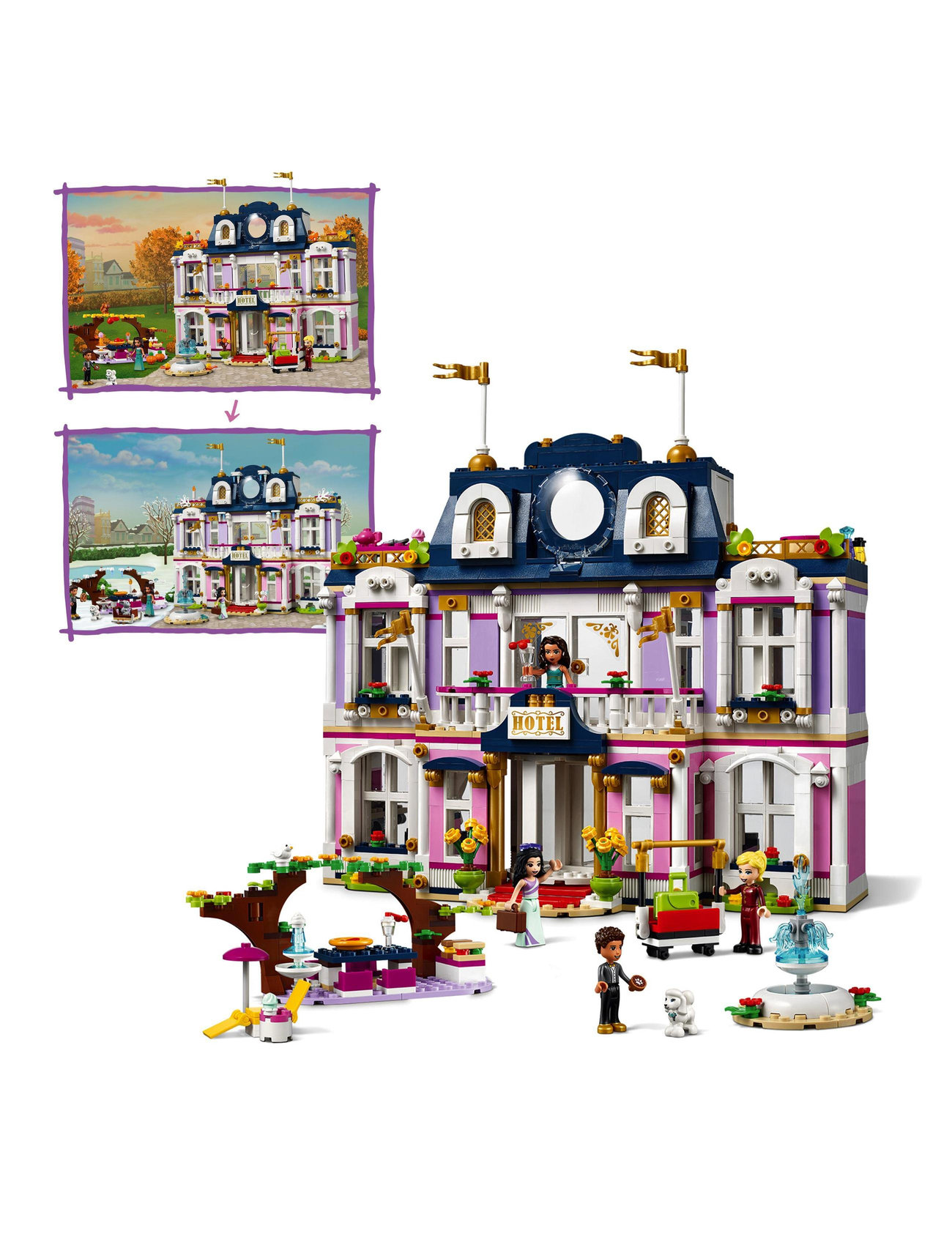 LEGO Heartlake Grand Hotel Dollhouse Set - legetøj