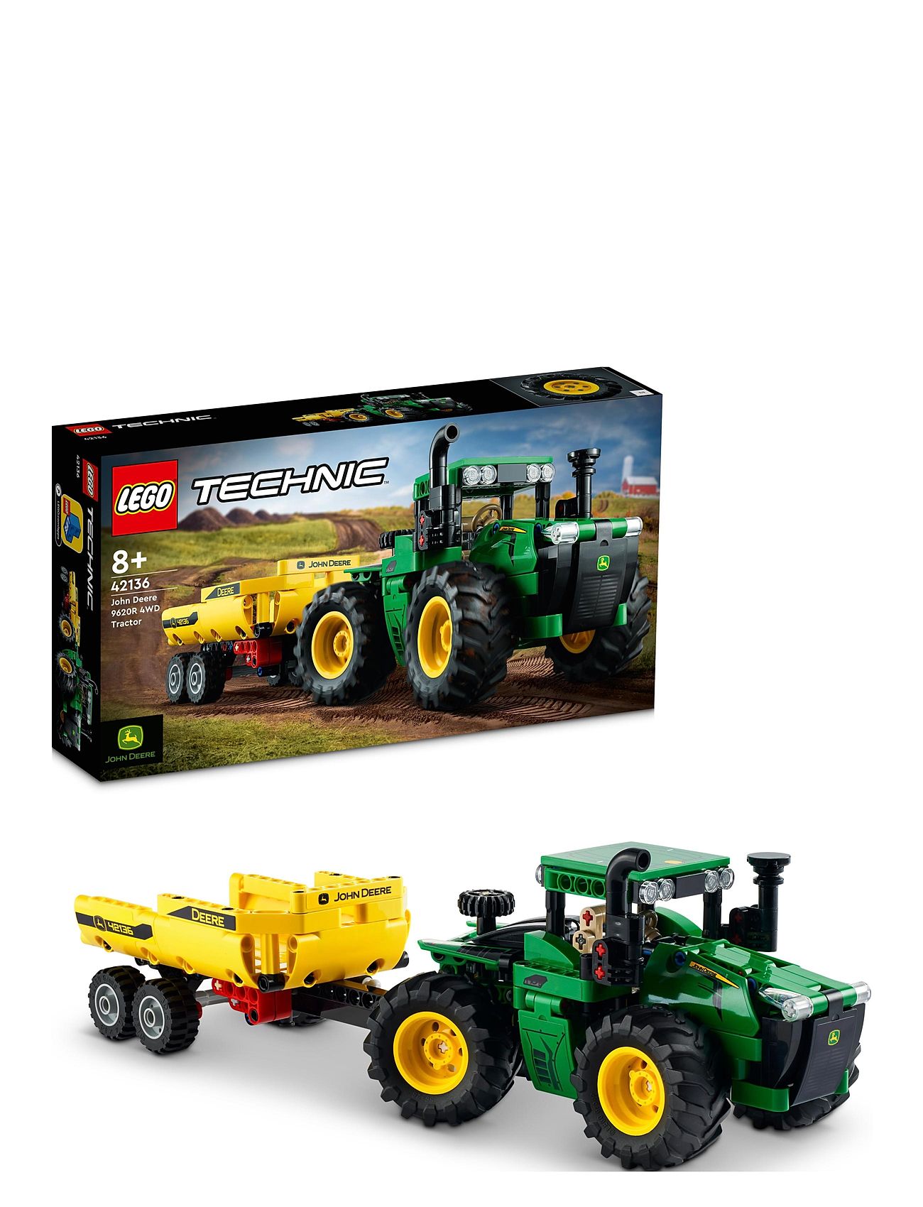 John Deere 9620R 4Wd-Traktor Toys Lego Toys Lego® Technic Multi/patterned LEGO