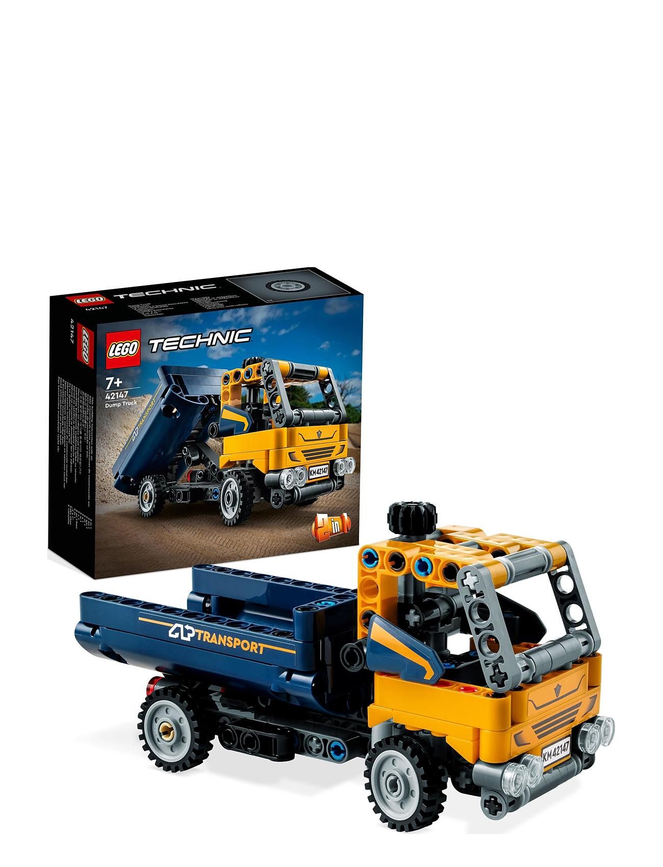 Dump Truck And Excavator Toys 2In1 Set Toys Lego Toys Lego® Technic Multi/patterned LEGO