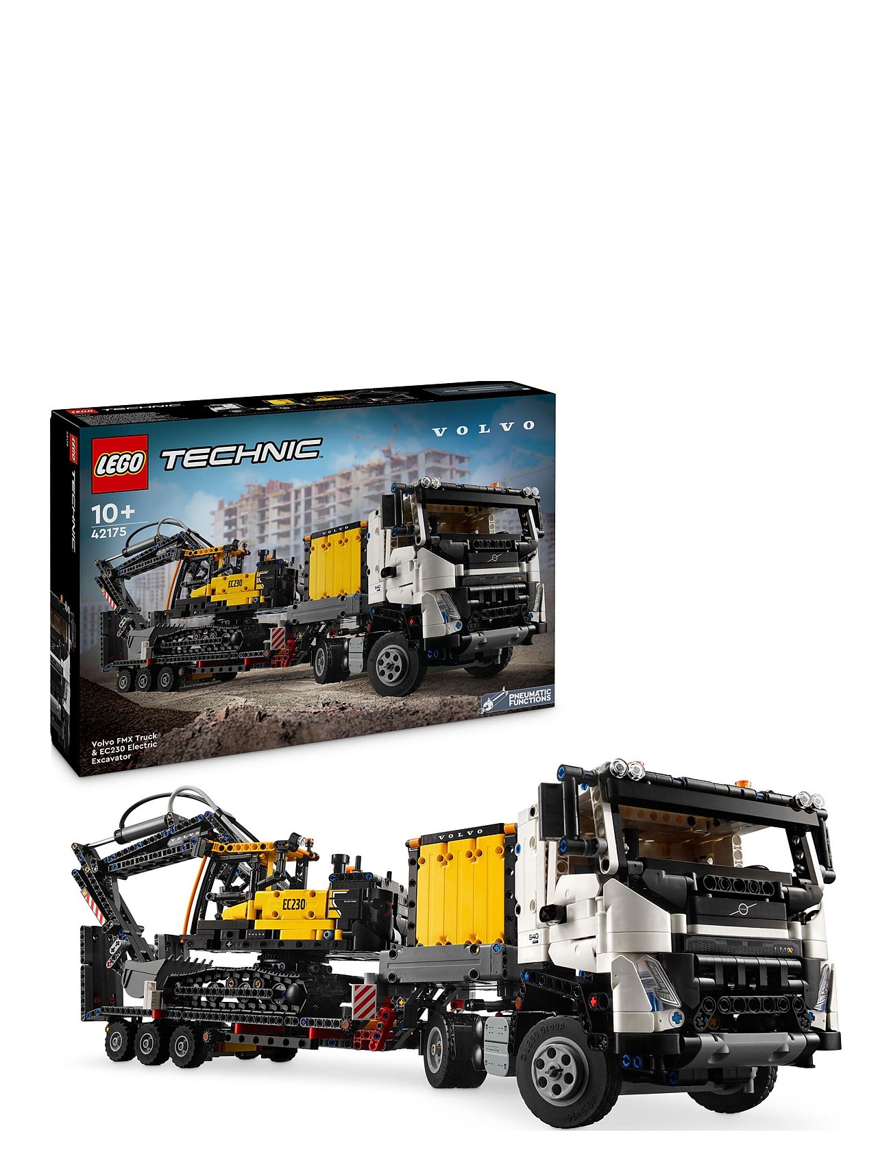 Volvo Fmx-Lastbil Og Ec230 Elektrisk Gravemaskine Toys Lego Toys Lego® Technic Multi/patterned LEGO