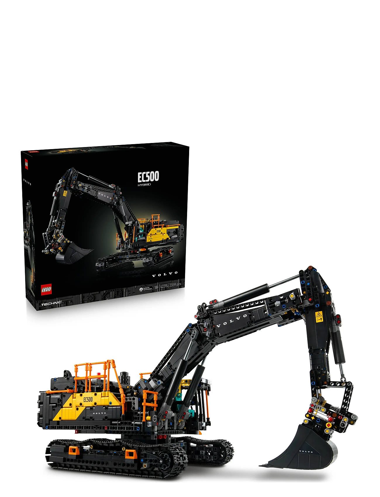 LEGO Technic Volvo Ec500 Hybrid Excavator Set 42215, One Size, Multi/patterned, Lego Legetøj > Lego Technic, Børn