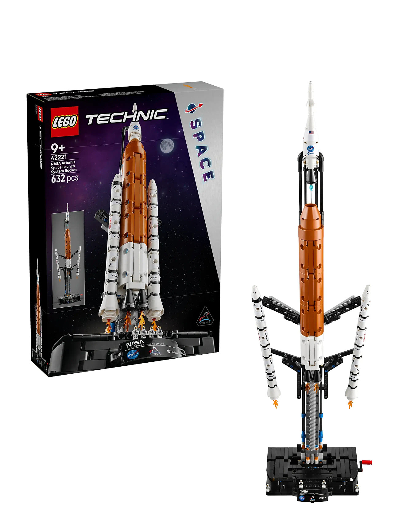 LEGO Nasa Artemis-Løfteraket 42221, One Size, Orange, Lego Legetøj > Lego Technic, Børn