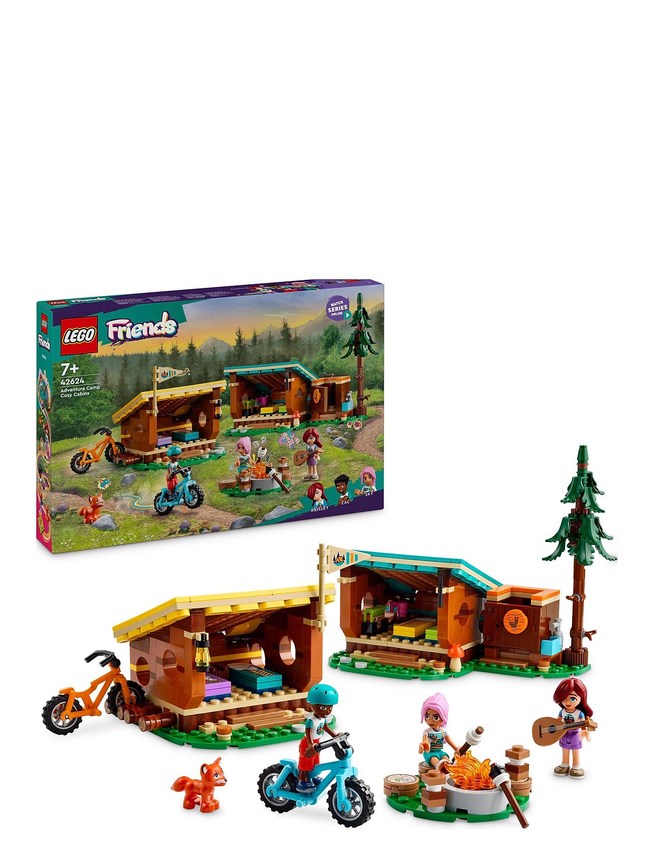Adventure Camp – Hyggelige Hytter Toys Lego Toys Lego friends Multi/patterned LEGO