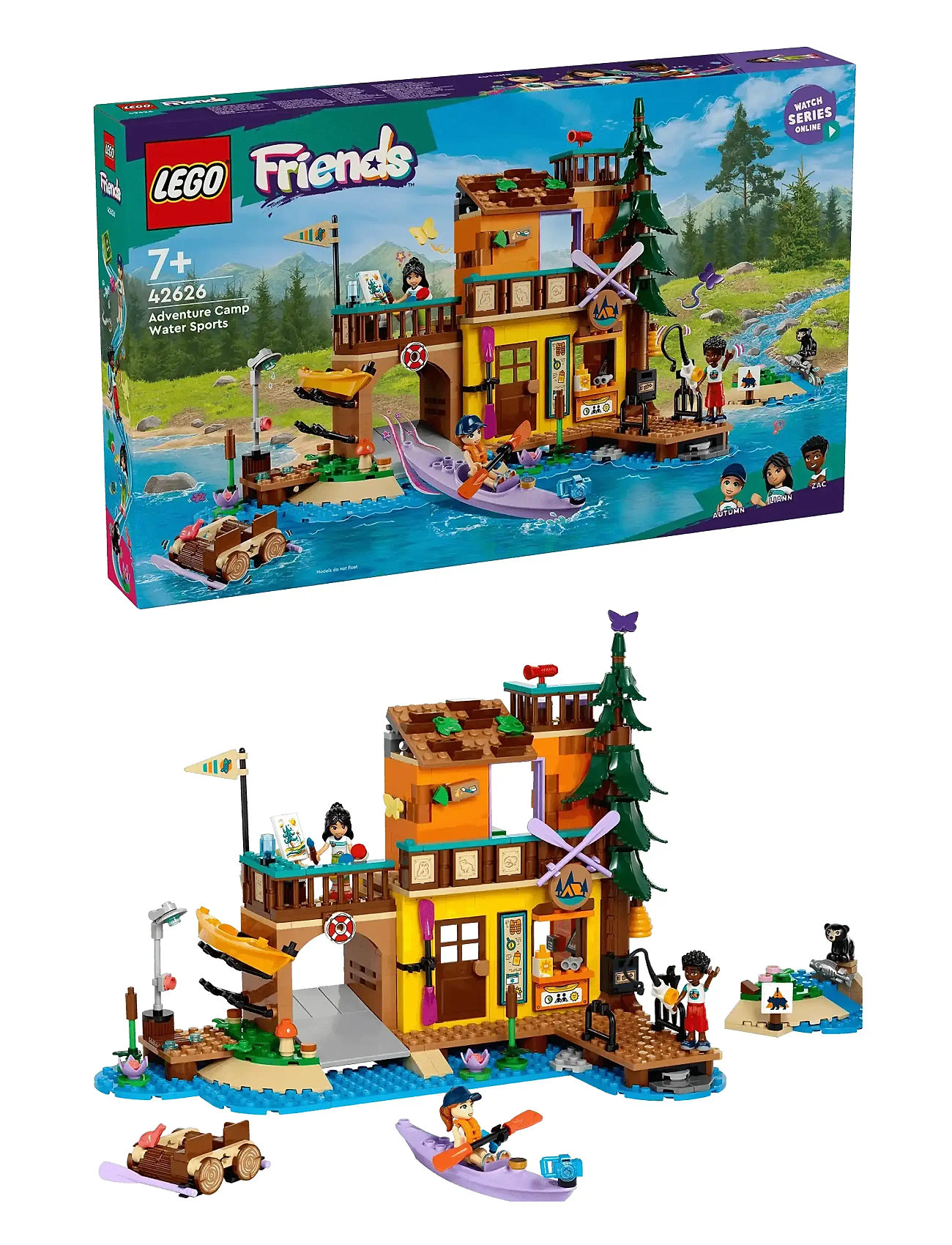 Adventure Camp – Vandsport 42626 Toys Lego Toys Lego friends Multi/patterned LEGO