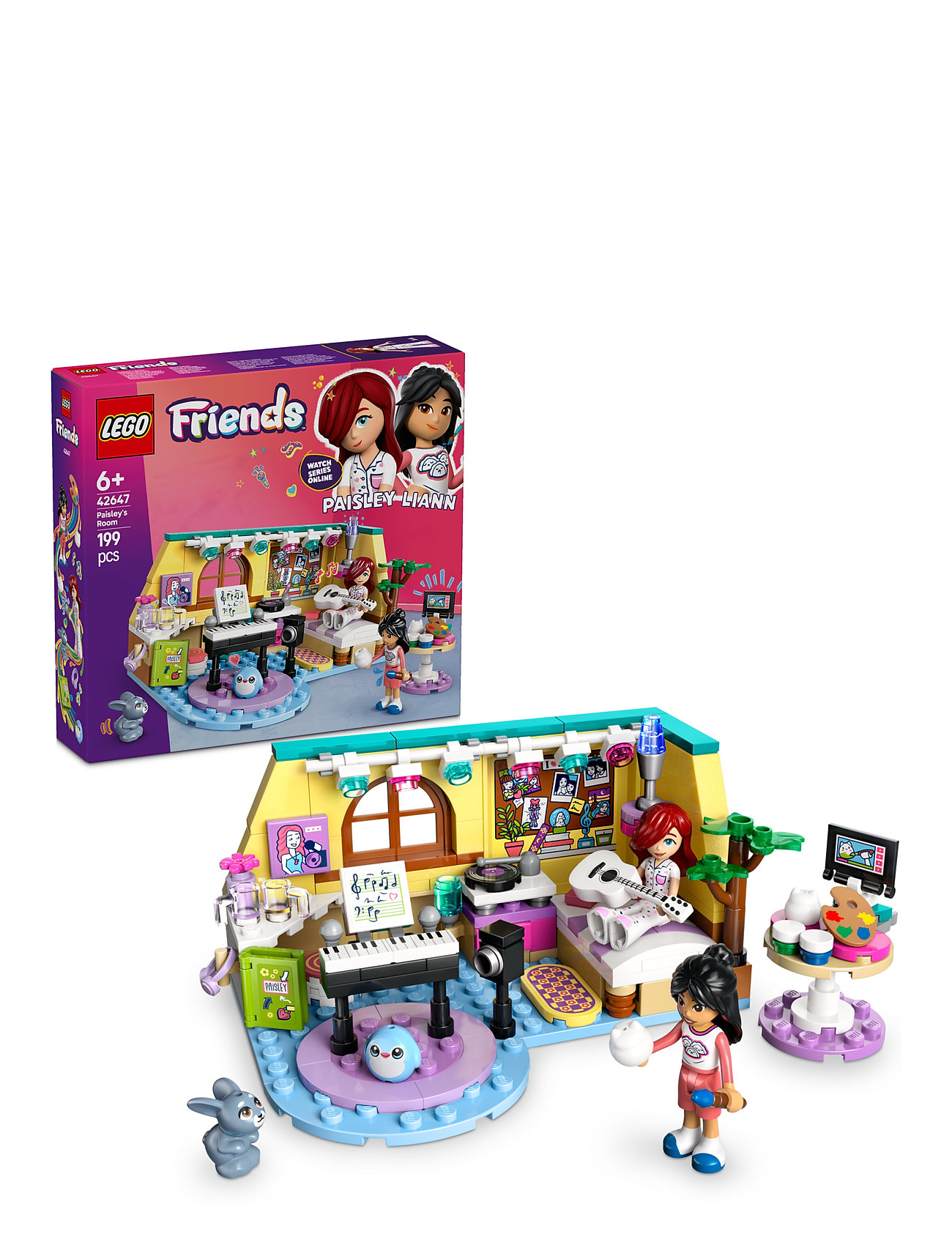 Paisleys Værelse 42647 Toys Lego Toys Lego friends Multi/patterned LEGO