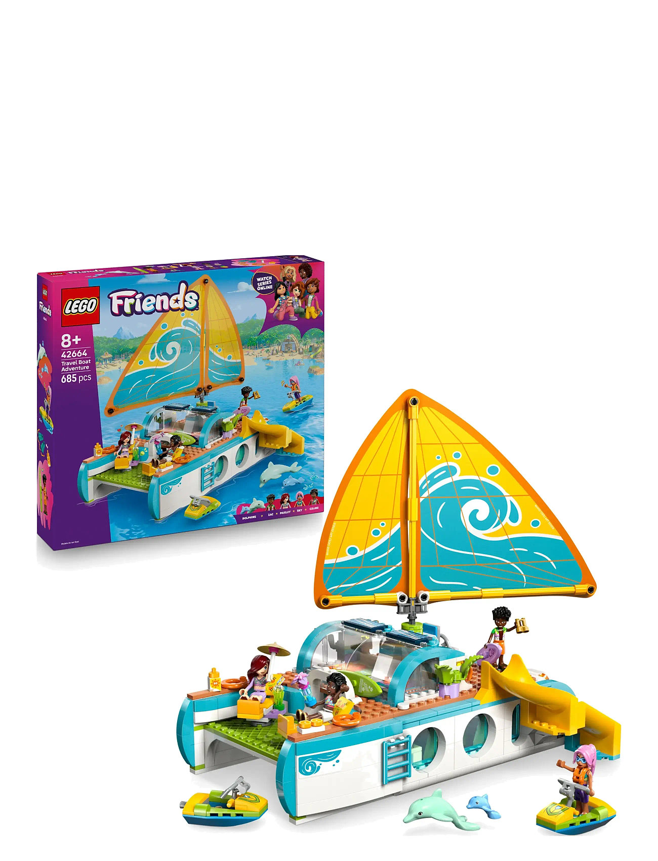 Eventyrfyldt Bådrejse 42664 Toys Lego Toys Lego friends Multi/patterned LEGO