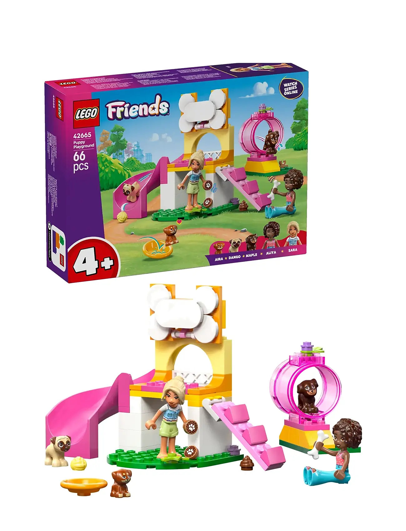 Hvalpelegeplads 42665 Toys Lego Toys Lego friends Multi/patterned LEGO