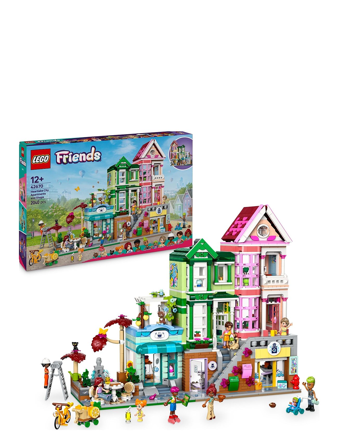 LEGO Heartlake City Lejligheder Og Butikker Multi/patterned