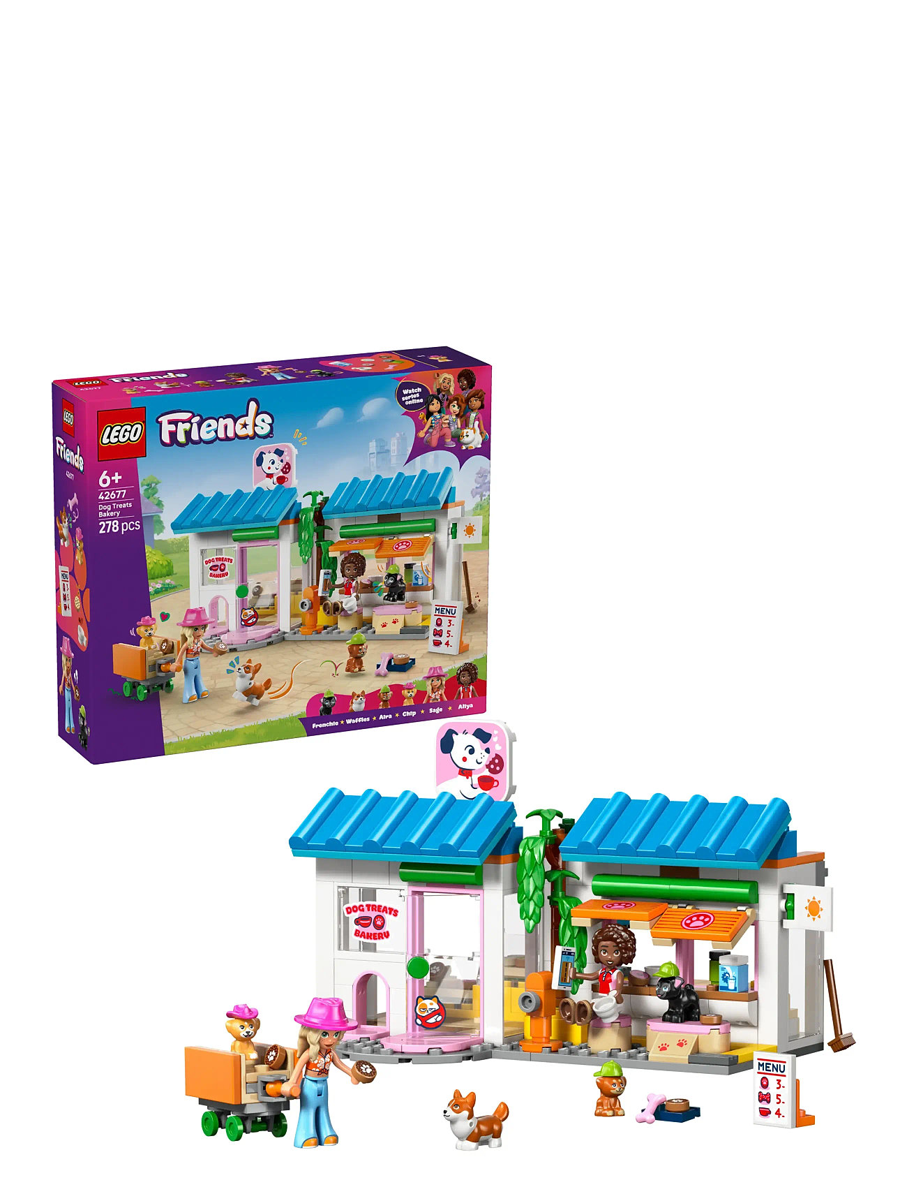 LEGO Hundegodbids-Bageri 42677, One Size, Blue, Byggesæt Og -Klodser > Byggesæt, Børn