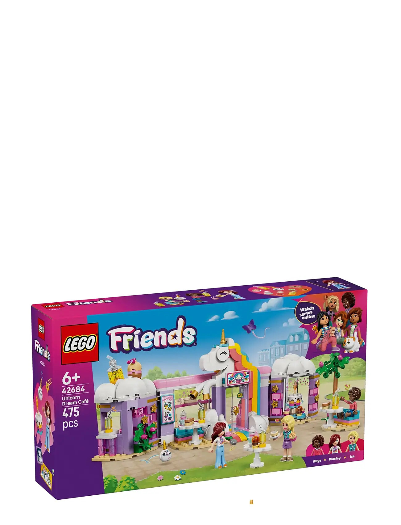 LEGO Enhjørninge-Drømmecafé 42684, One Size, White, Lego Legetøj > Lego friends, Børn
