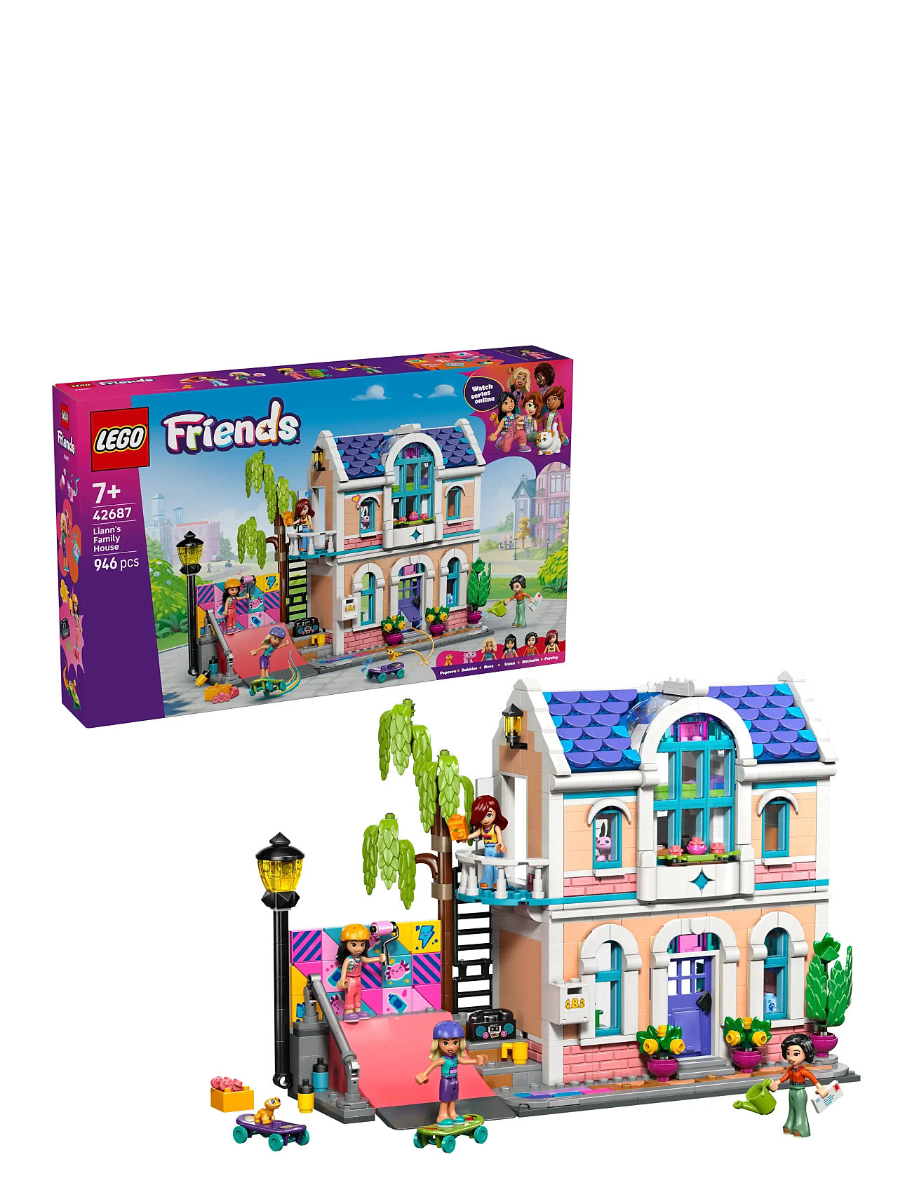 LEGO Lianns Families Hus 42687, One Size, Multi/patterned, Lego Legetøj > Lego friends, Børn