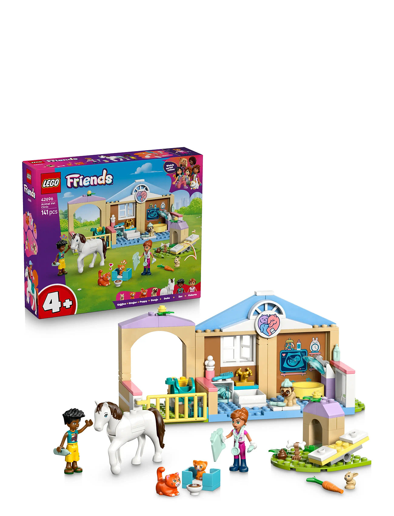 LEGO Dyrlægeklinik 42696, One Size, Multi/patterned, Lego Legetøj > Lego friends, Børn