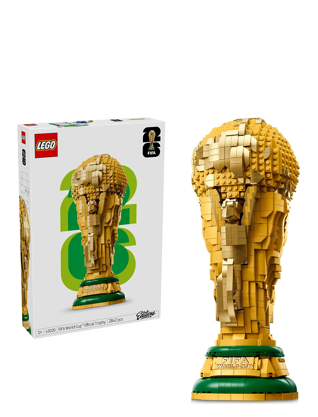 LEGO Officielt Fifa Vm-Trofæ 43020, One Size, Gold, Lego Legetøj > Lego icons, Børn