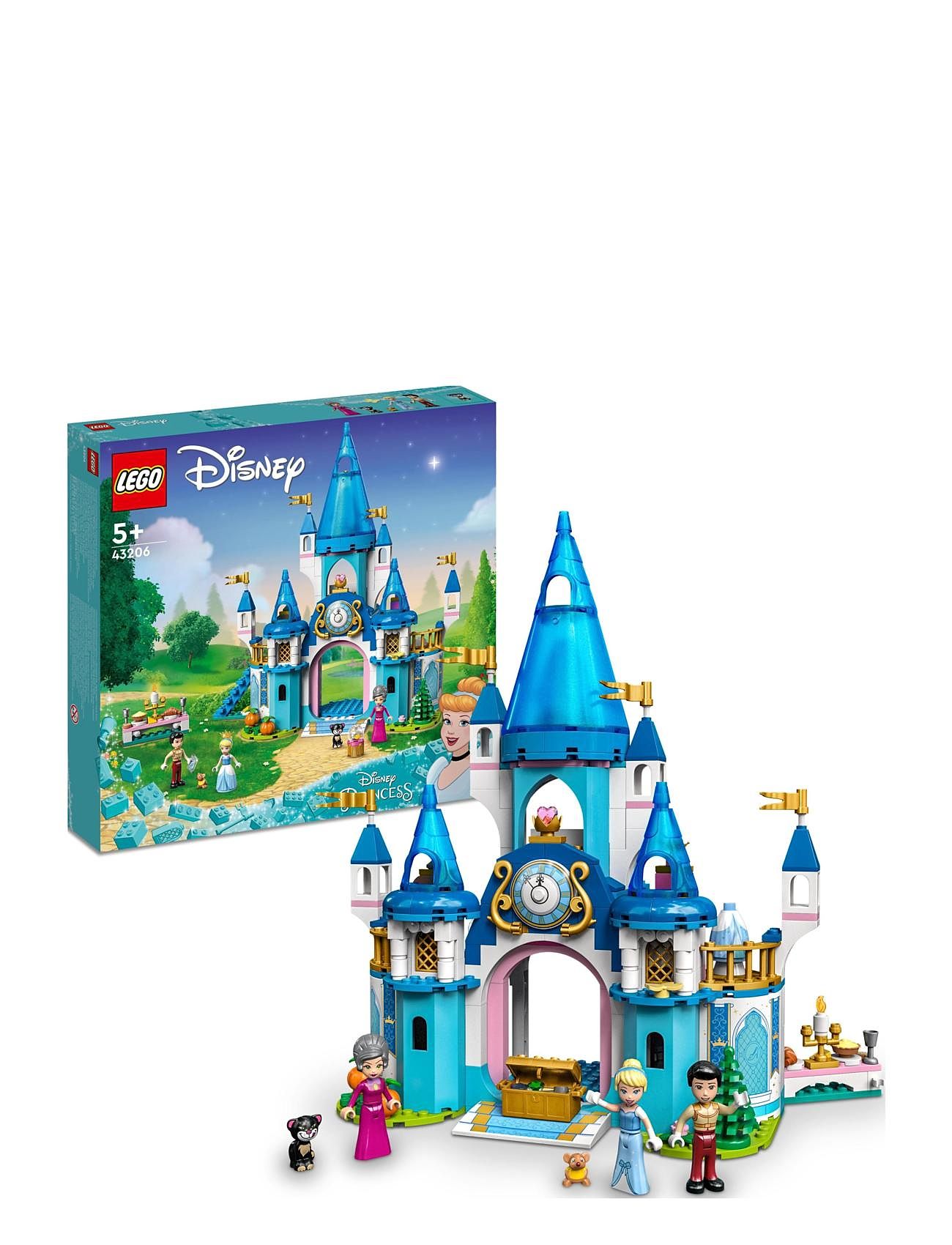 Disney Cinderella & Prince Charming's Castle Set Toys Lego Toys Lego® Disney™ Lego disney Princess Blue LEGO