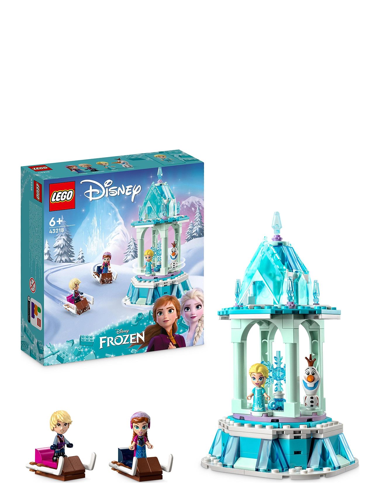 Frozen Anna And Elsa's Merry-Go-Round Set Toys Lego Toys Lego® Disney™ Lego disney Princess Multi/patterned LEGO