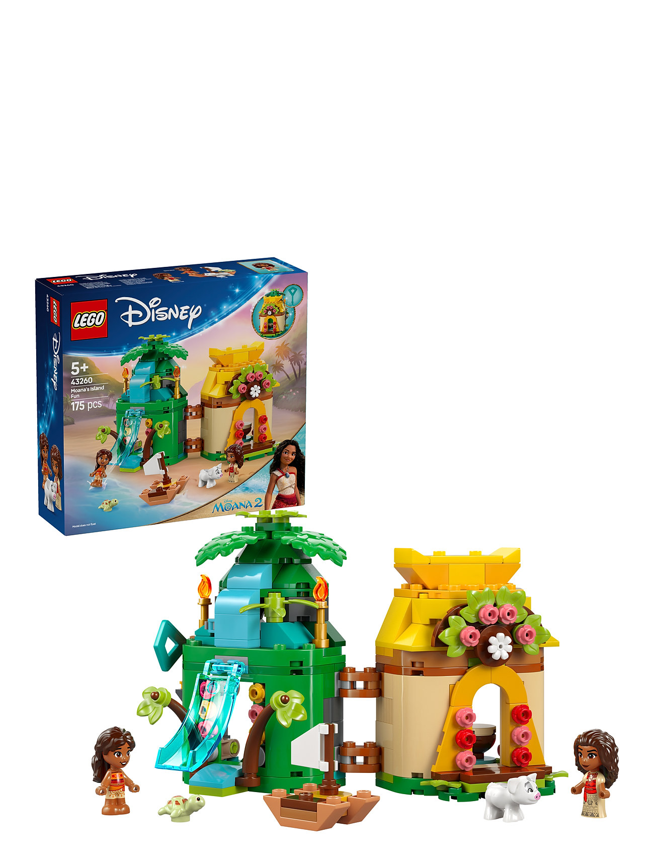 Vaianas Ø-Sjov 43260 Toys Lego Toys Lego® Disney™ Multi/patterned LEGO
