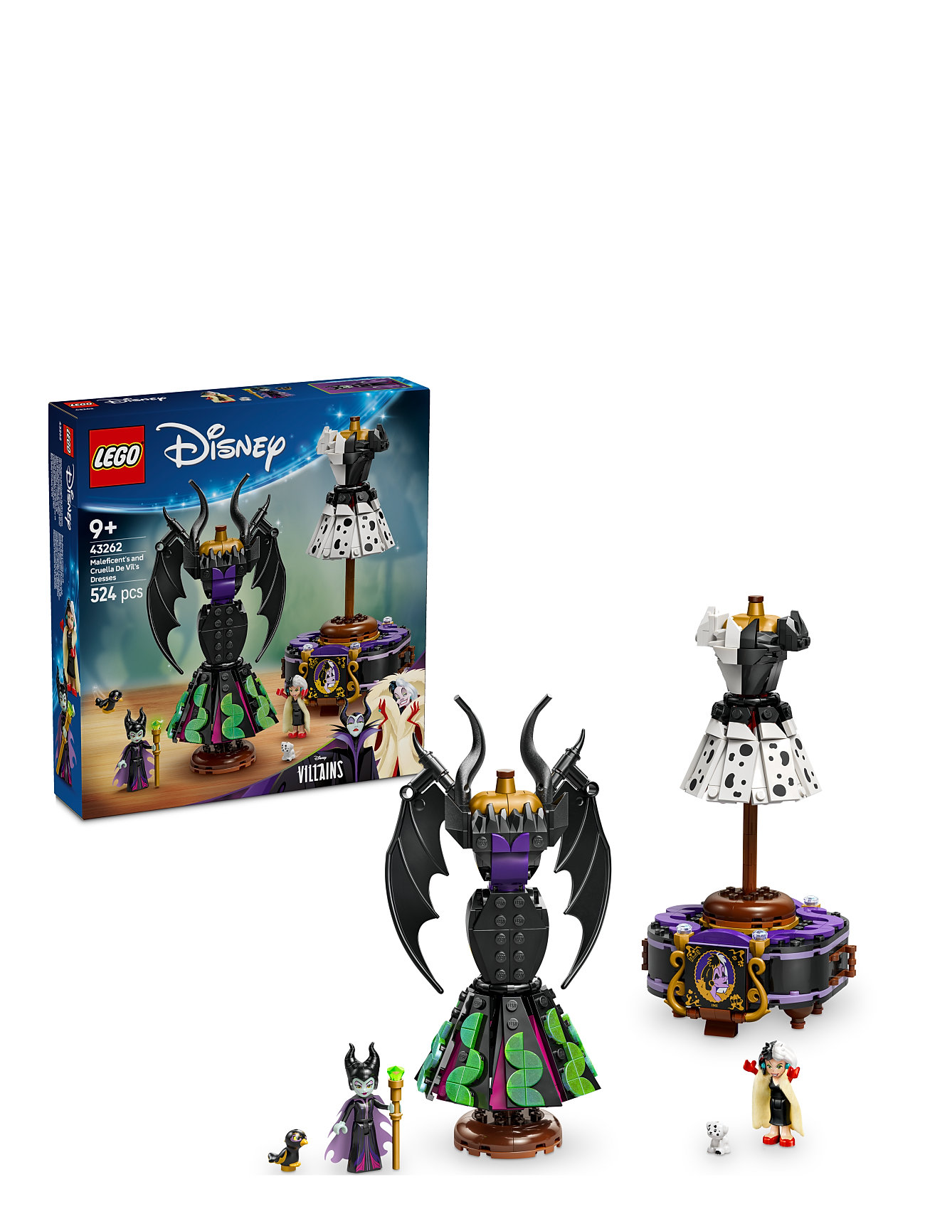 LEGO Maleficents Og Cruella De Vils Kjoler Multi/patterned