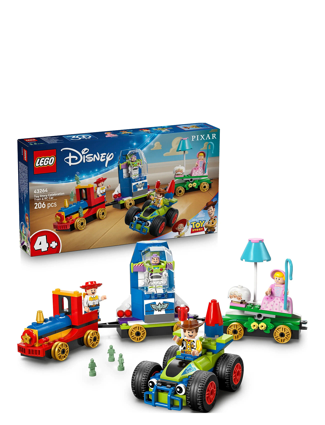 Toy Story-Fejring: Tog Og Fjernstyret Bil 43264 Toys Lego Toys Lego Disney Lego Disney Other Multi/patterned LEGO