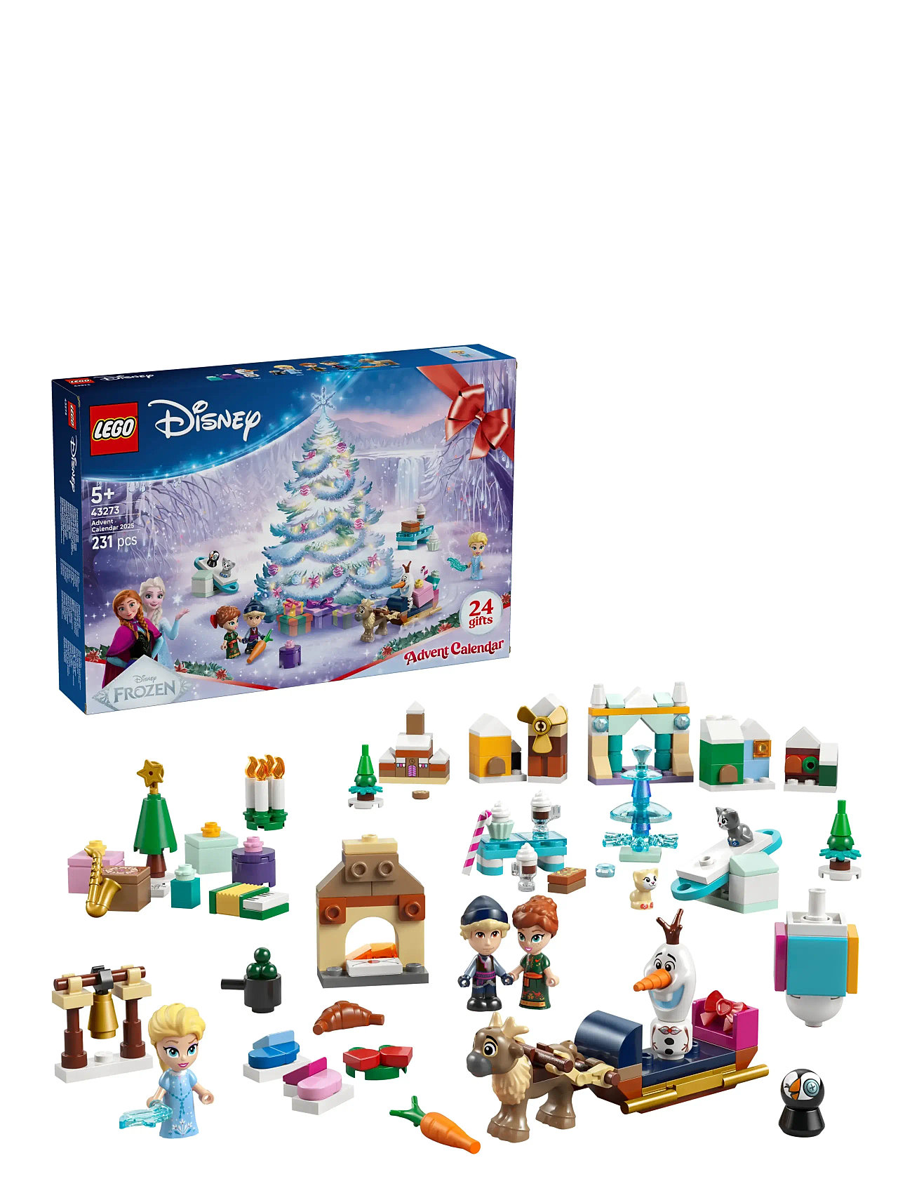 LEGO Disney Frozen Advent Calendar 2025 Fantasy 43273, One Size, Multi/patterned, Lego Disney > Lego Disney Other, Børn