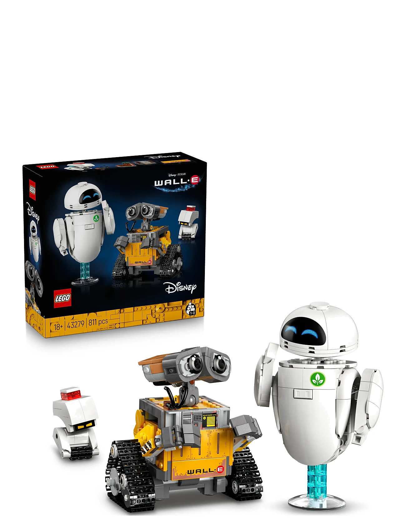 LEGO Wall-E Og Eva 43279 Patterned - One Size - Kinder