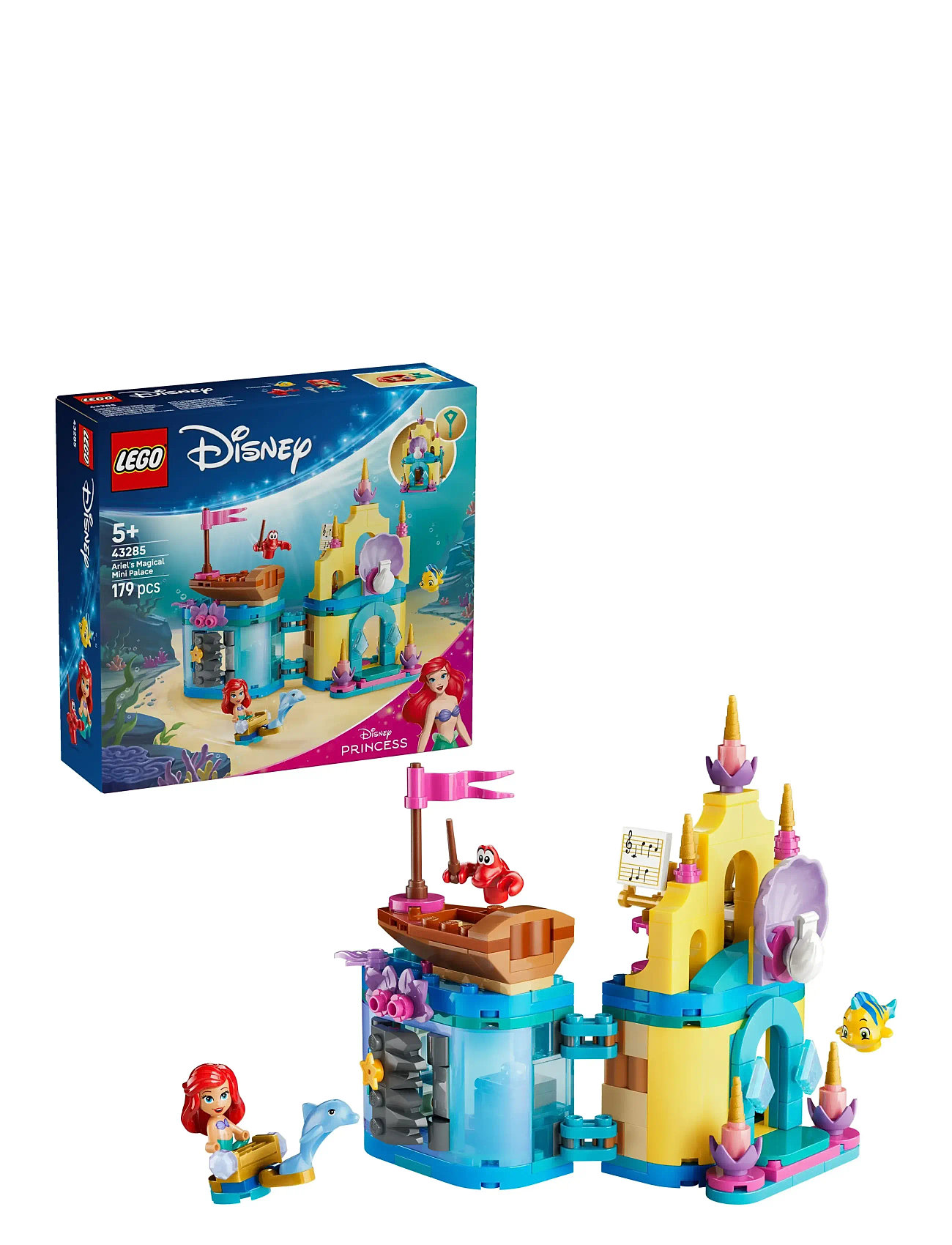 LEGO Ariels Magiske Minipalads 43285, One Size, Multi/patterned, Lego Disney > Lego Disney Princess, Børn