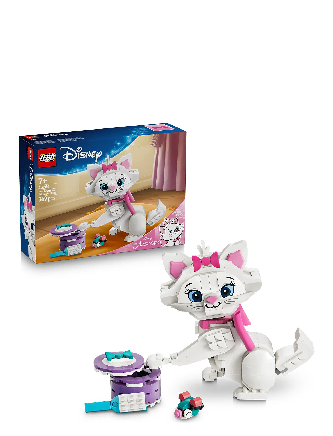 LEGO Aristocats – Bedårende Marie 43286, One Size, White, Lego Disney > Lego Disney Other, Børn