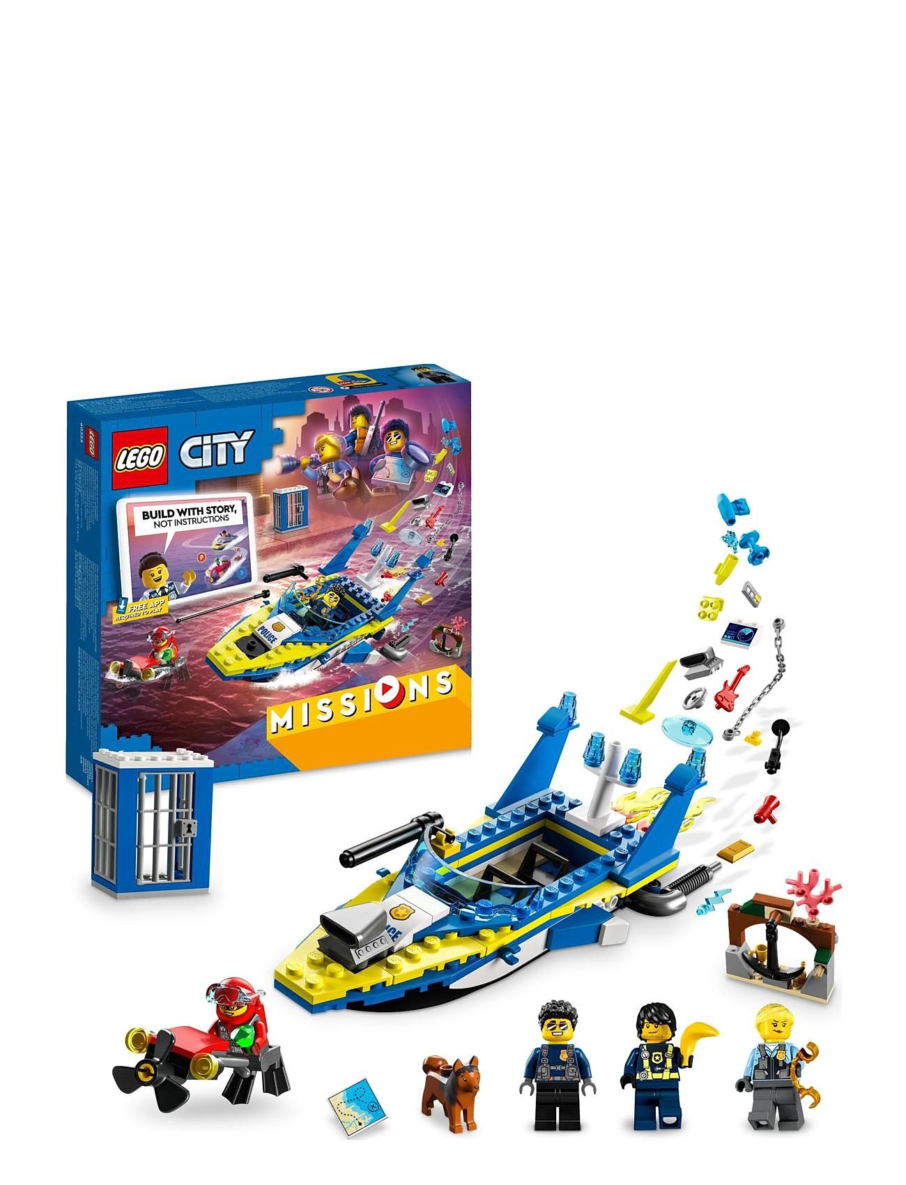 LEGO "Water Police Detective Missions Set With App Toys Lego city Multi/patterned LEGO"