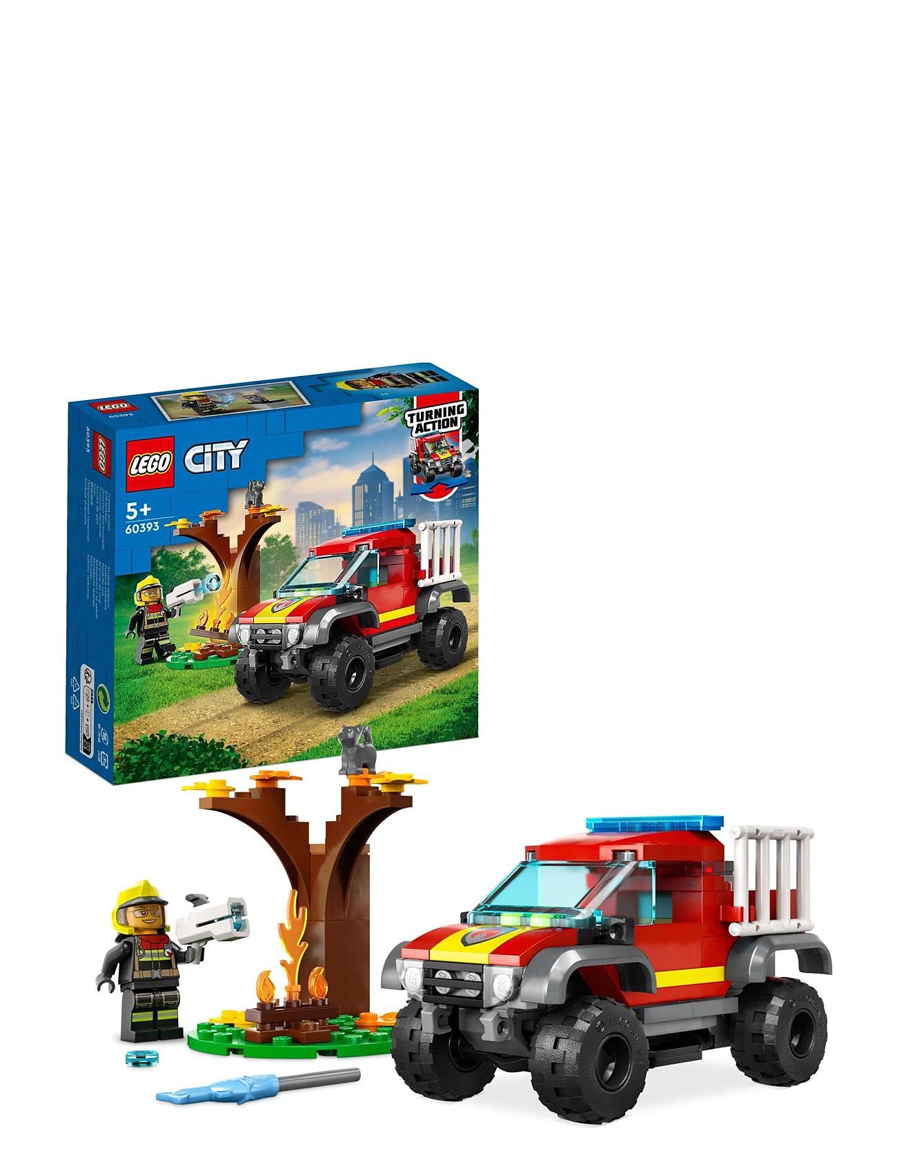 LEGO "4X4 Fire Engine Rescue Truck Toy Set Toys Lego city Multi/patterned LEGO"