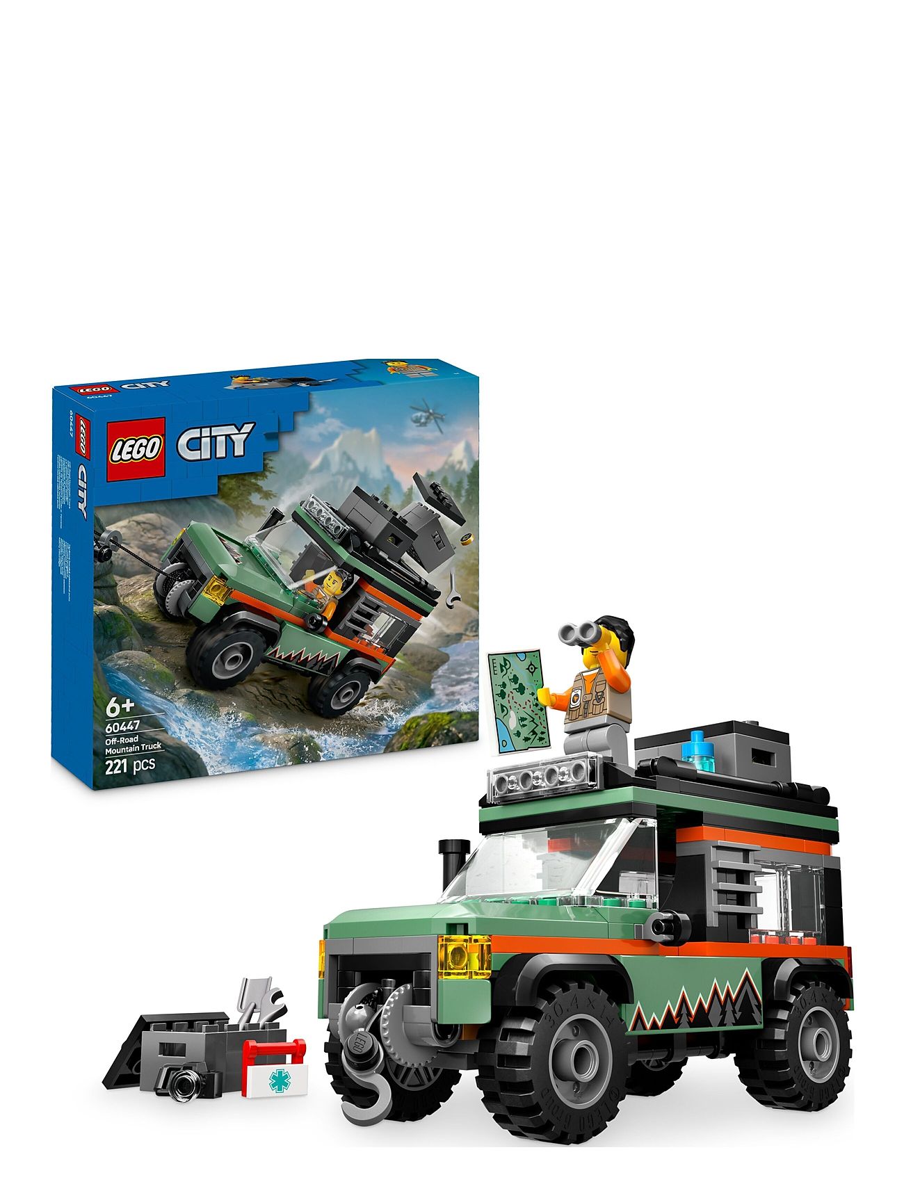 Firhjulstrukket Bjerg-Offroader 60447 Toys Lego Toys Lego city Multi/patterned LEGO