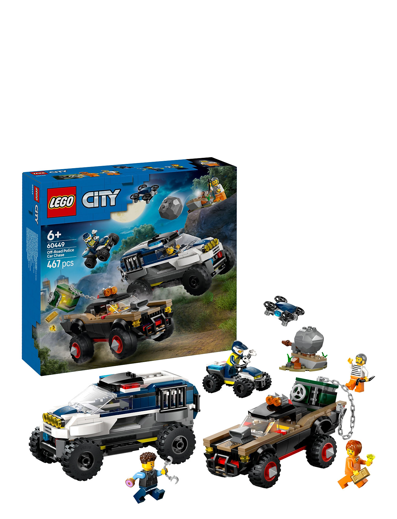 Politiets Offroad-Biljagt Toys Lego Toys Lego city Multi/patterned LEGO
