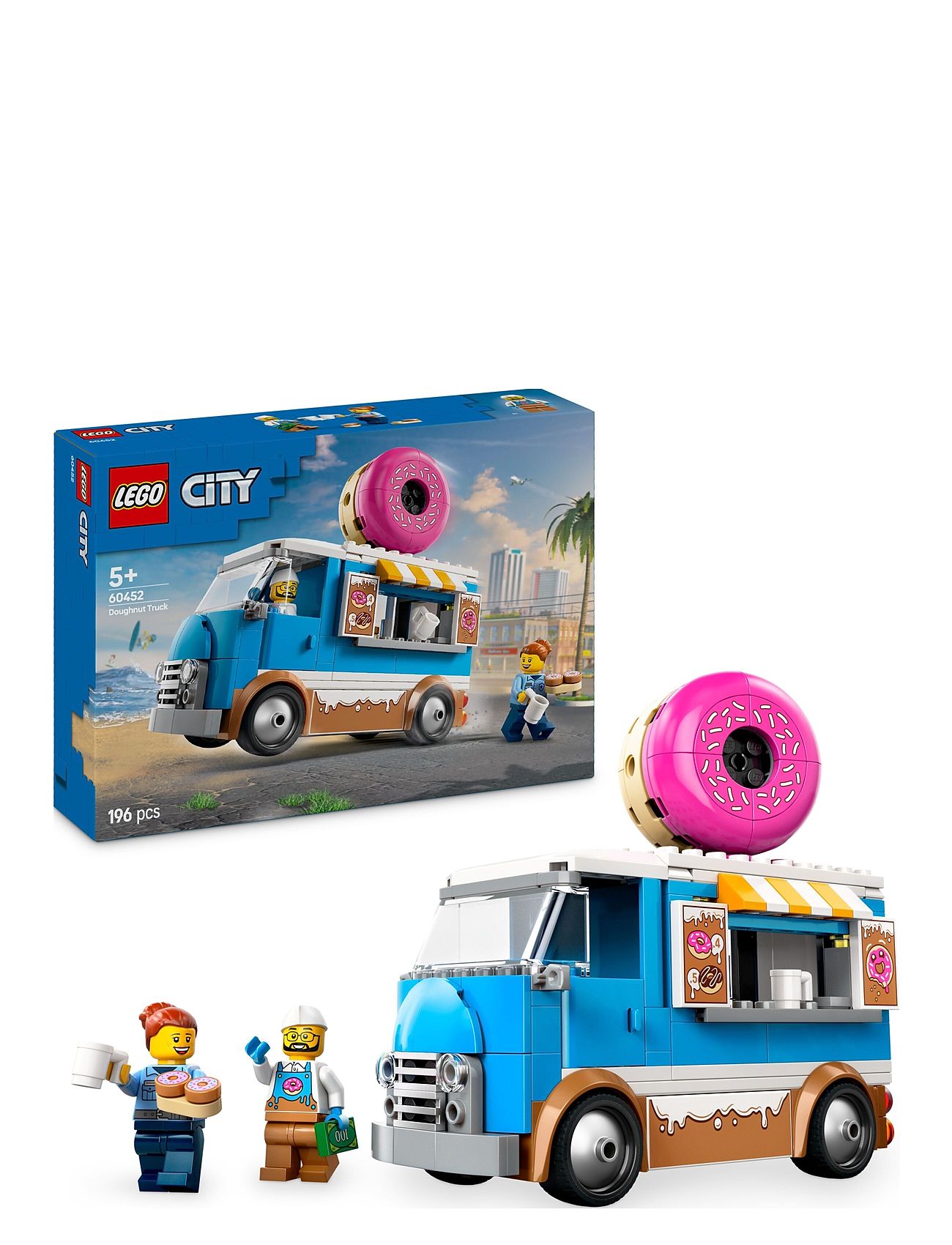Donutvogn 60452 Toys Lego Toys Lego city Multi/patterned LEGO