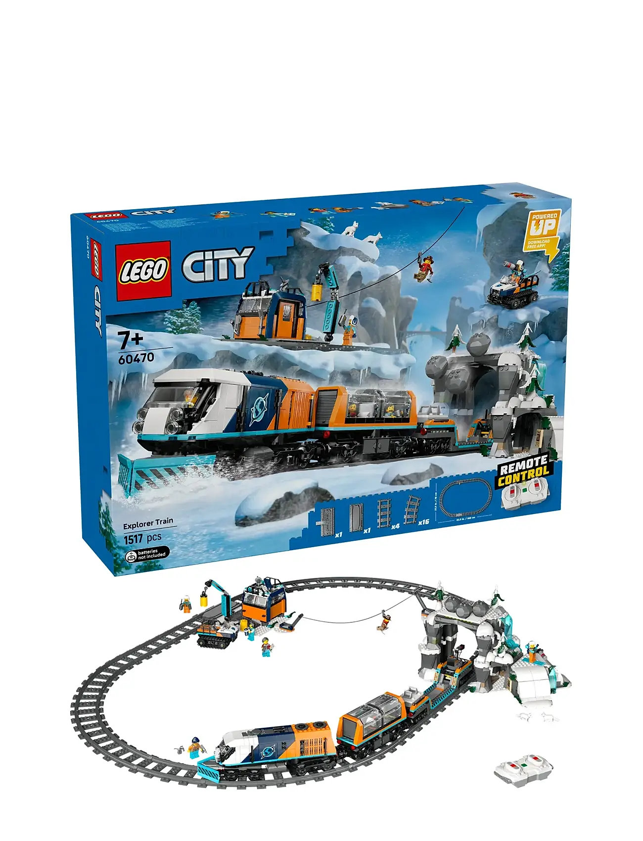 Polarforskernes Arktiske Eksprestog 60470 Toys Lego Toys Lego city Multi/patterned LEGO