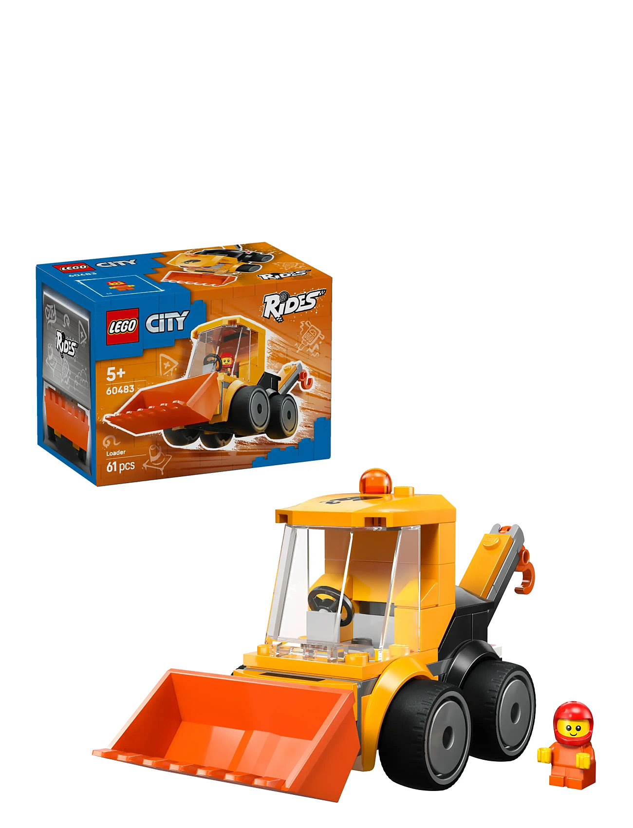 LEGO Motorer – Læssemaskine 60483, One Size, Orange, Lego Legetøj > Lego city, Børn