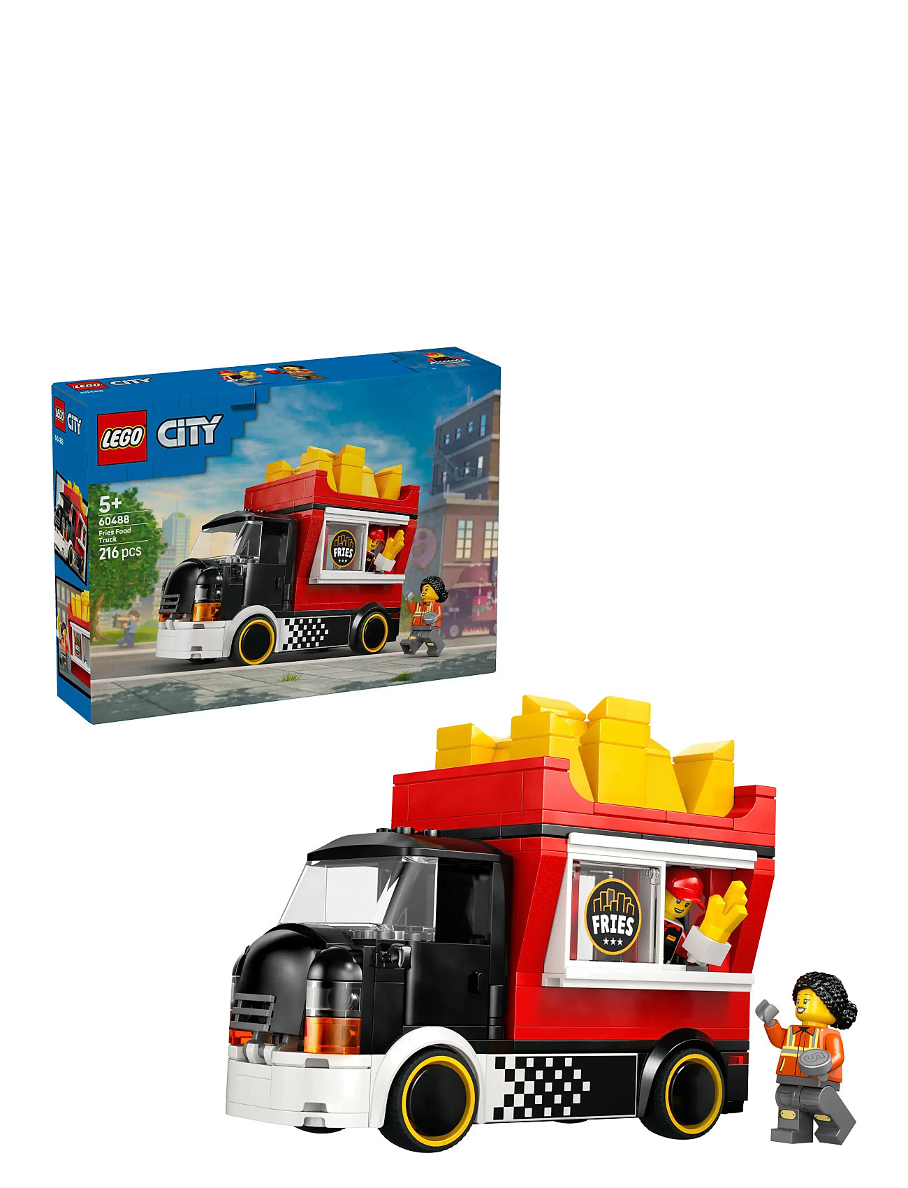 LEGO Pomfrit-Vogn 60488, One Size, Red, Lego Legetøj > Lego city, Børn